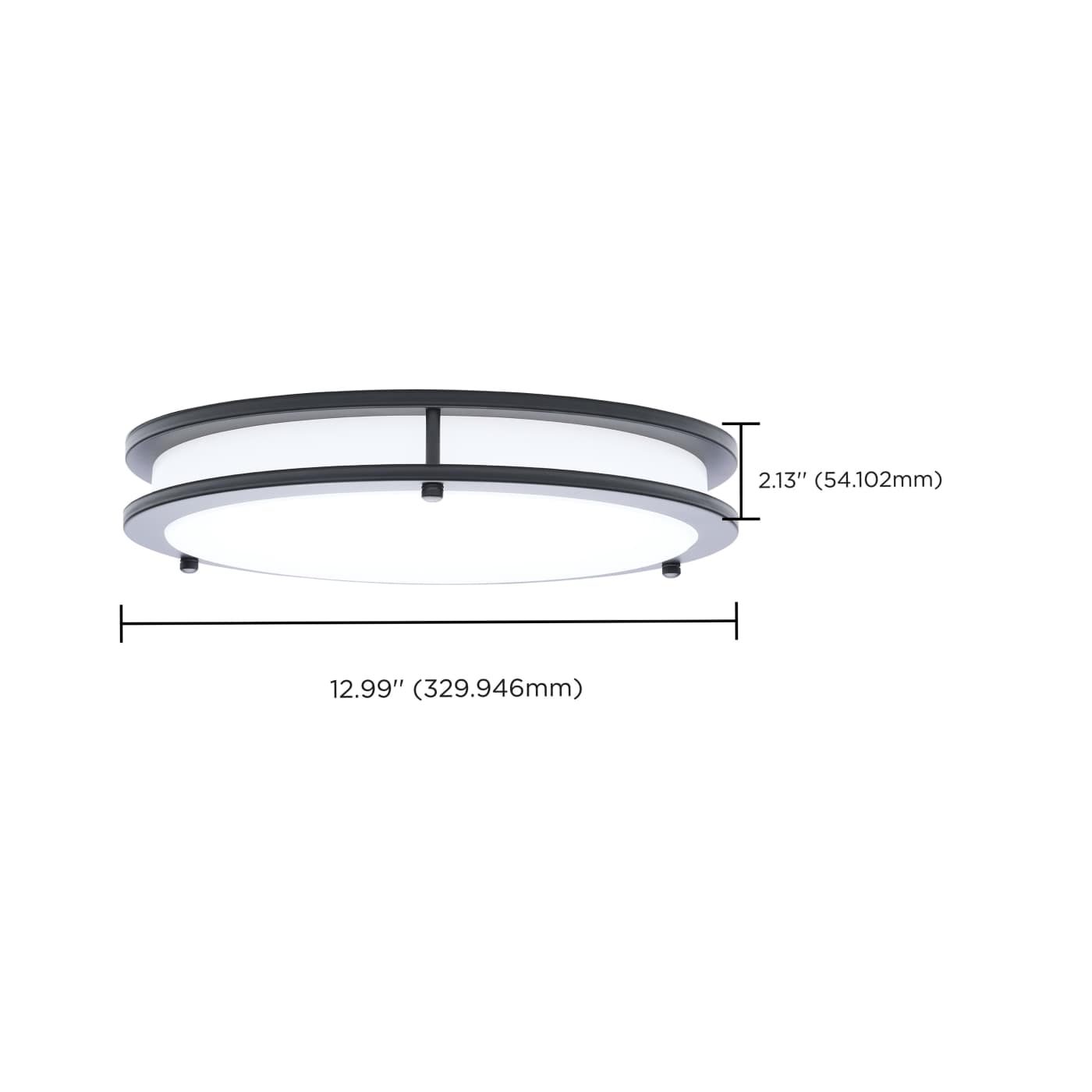 LED GLAMOUR BL 13" FLUSH - 62-1976