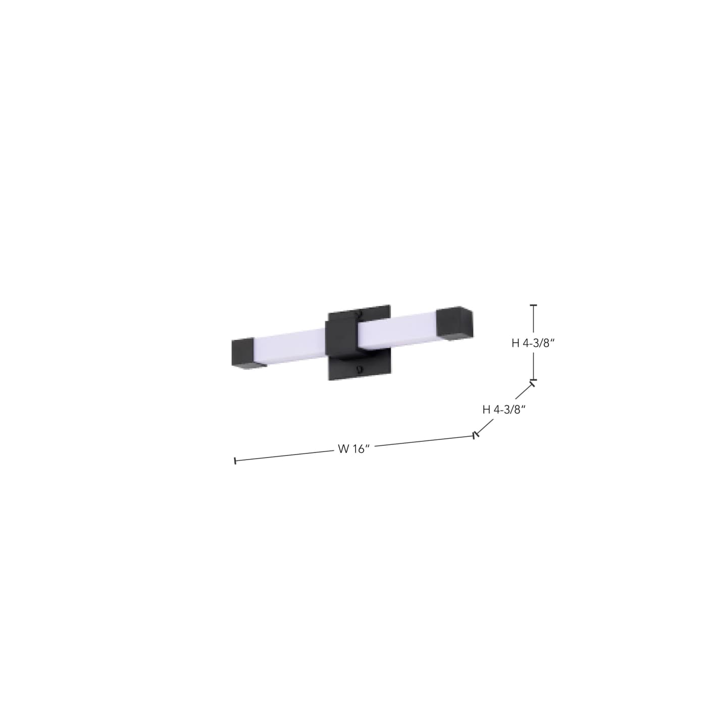 BRIGHTWYN 16" LED VANITY - 62-2620