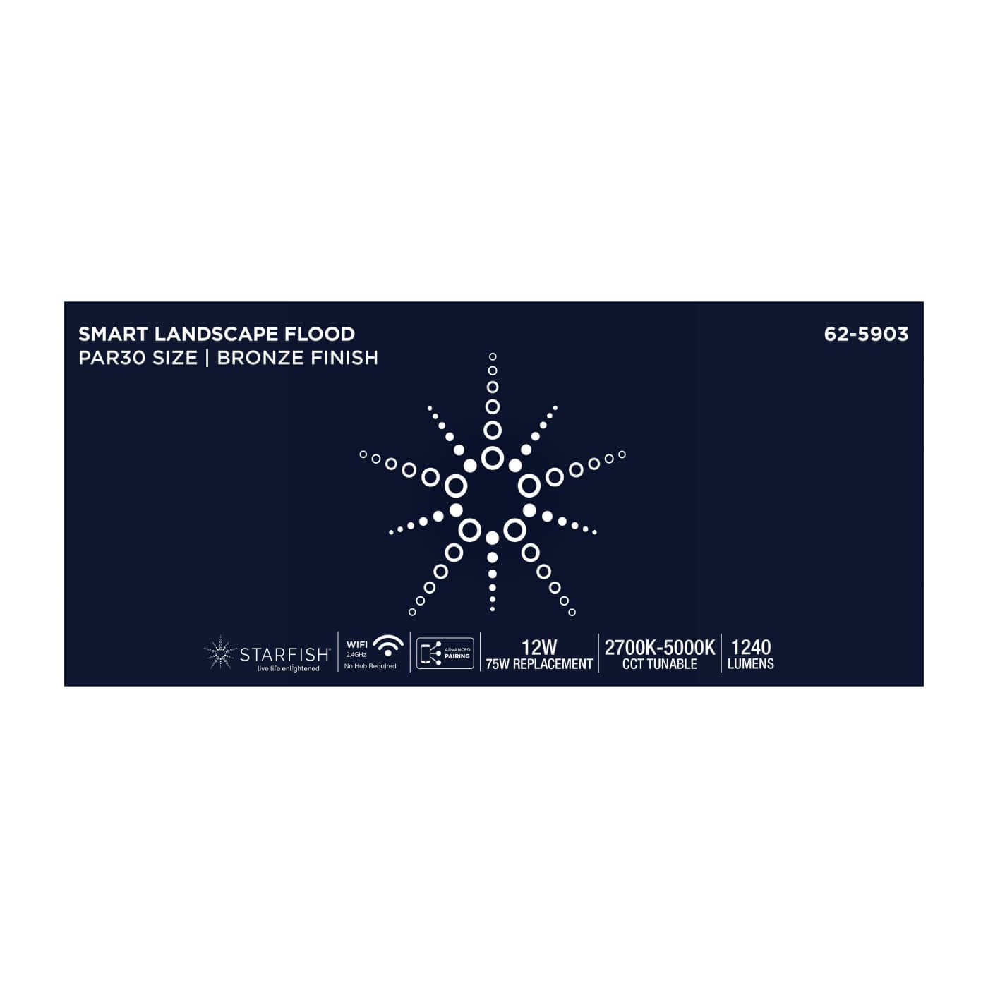 LED 12W LANDSCAPE FLOOD - 62-5903