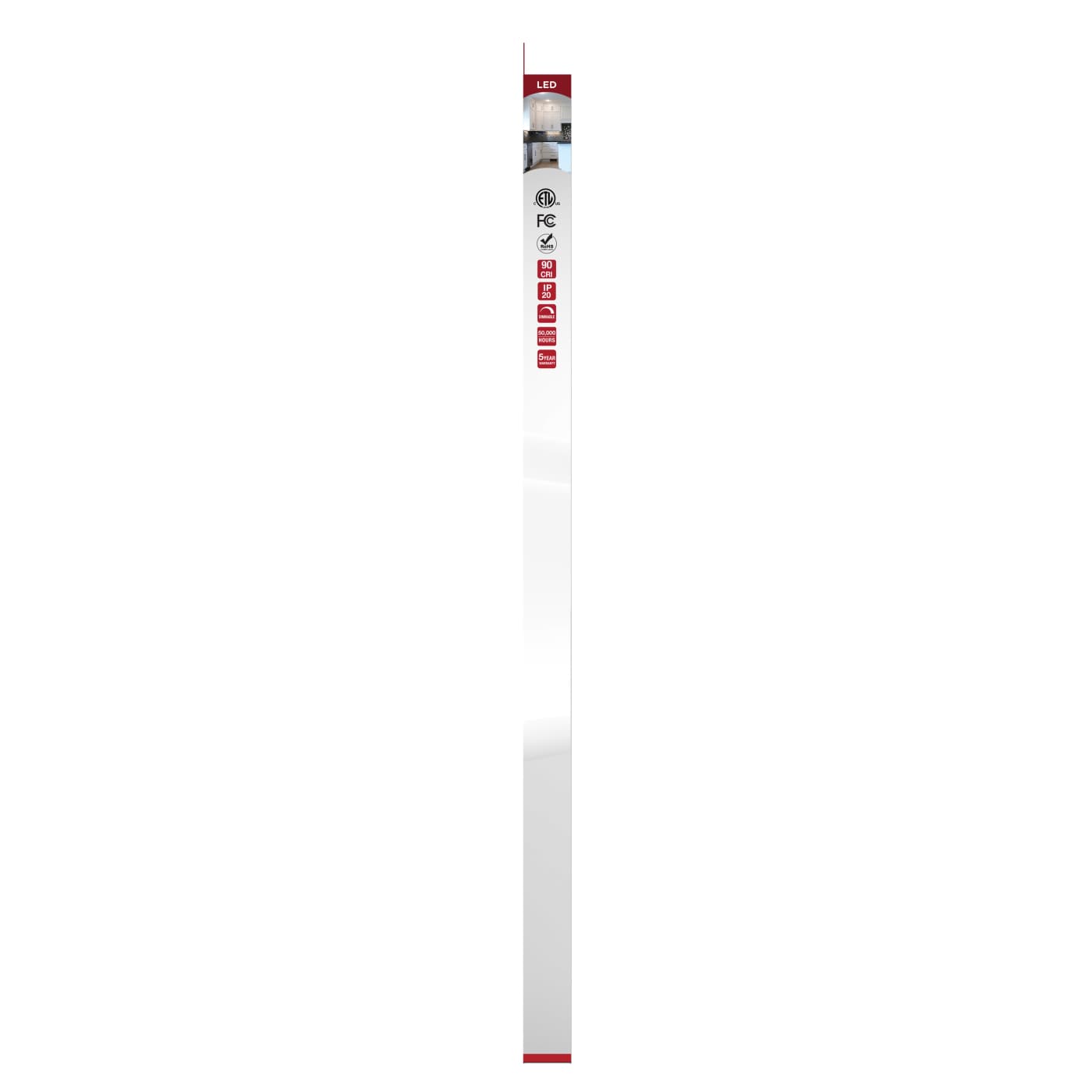 UNDER CAB LED 3CCT 34" - WH - 63-505