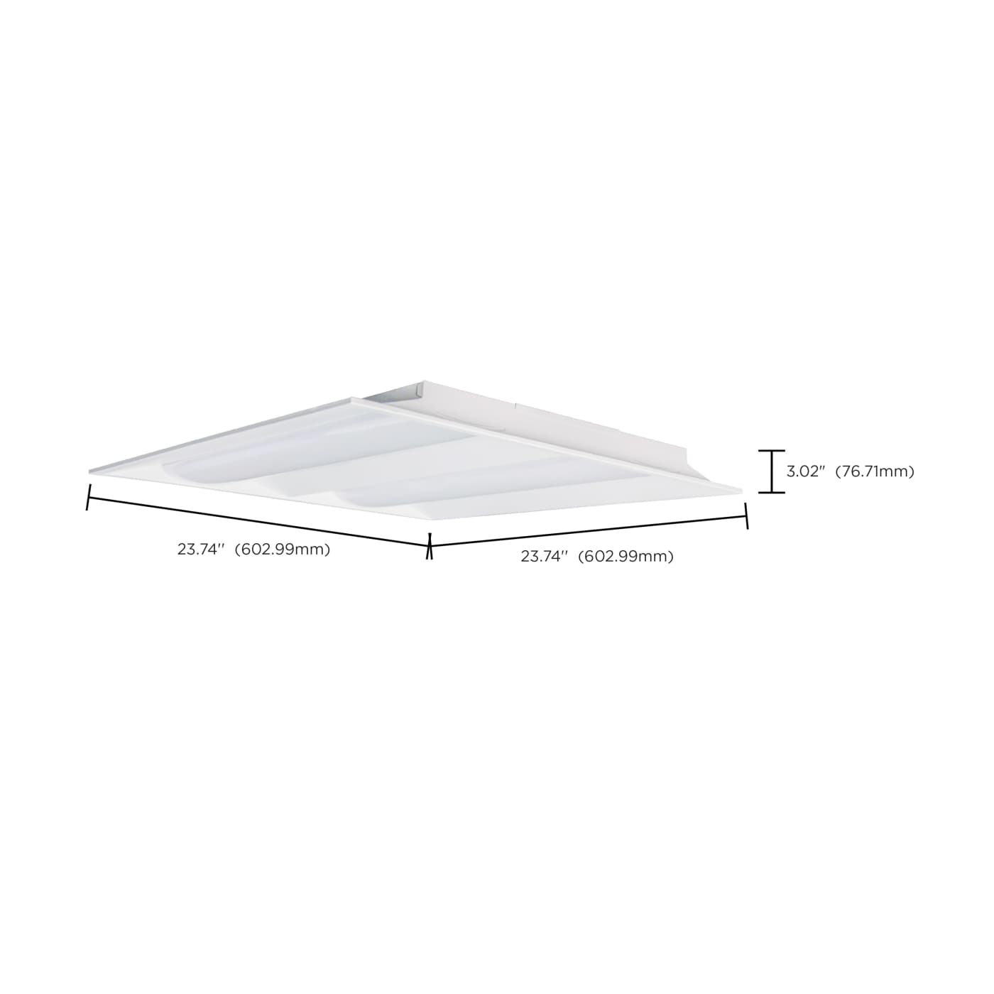 2X2 EM DOUBLE BASKET TROFFER - 65-696
