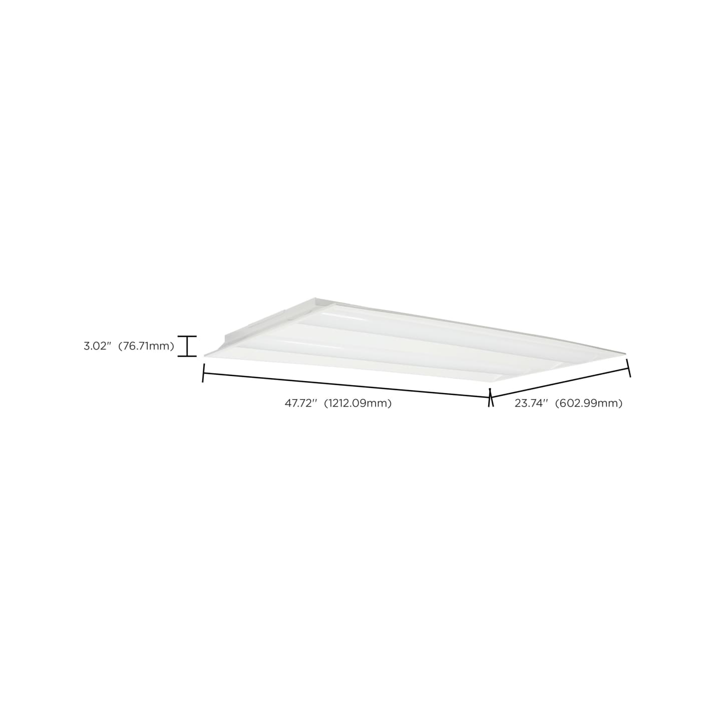 2X4 EM DOUBLE BASKET TROFFER - 65-697