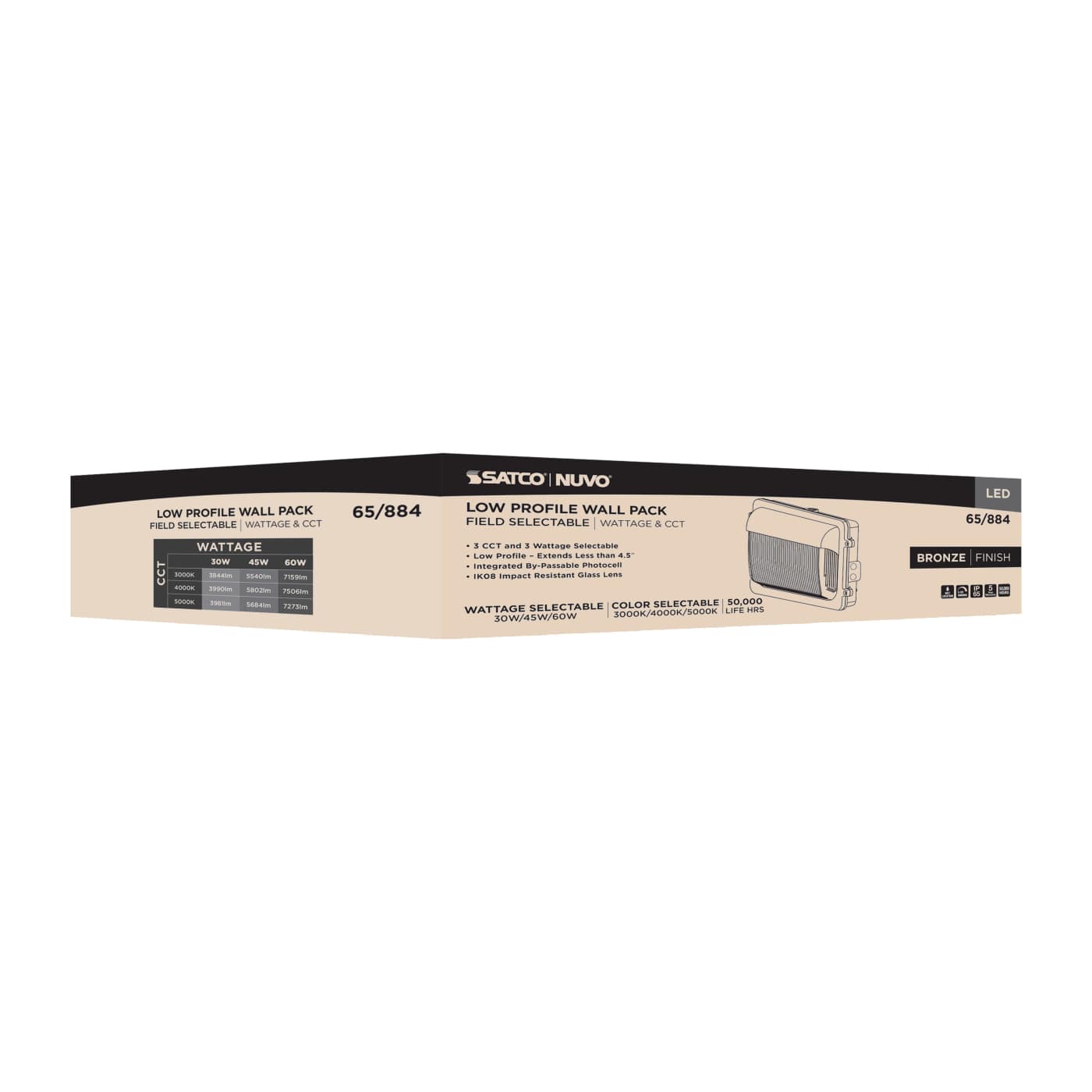LED LOW PROFILE WALL PACK - 65-884