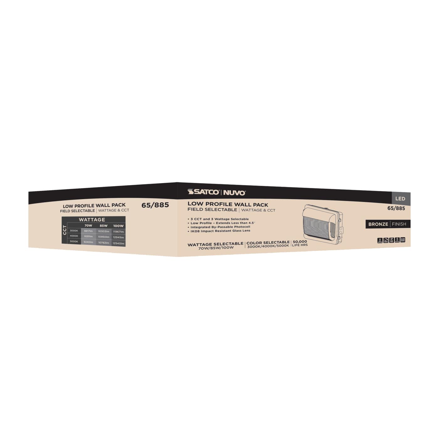 LED LOW PROFILE WALL PACK - 65-885