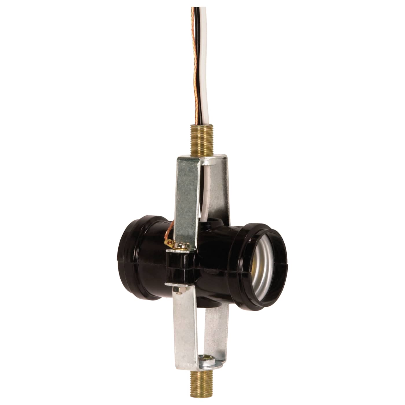 TWIN PHEN SKT 12" LEADS W/GND - 80-1380