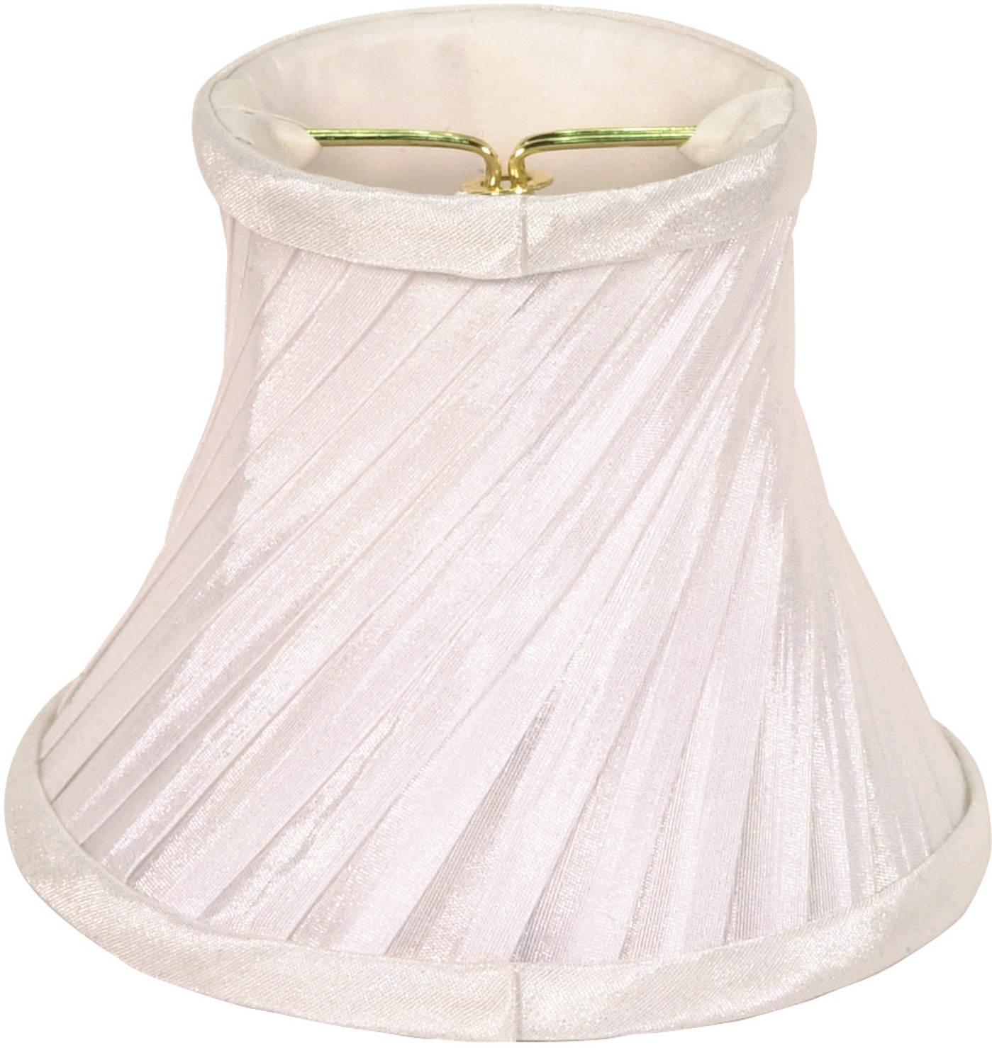 WHITE SWIRL FOLD PLEAT - 90-2366