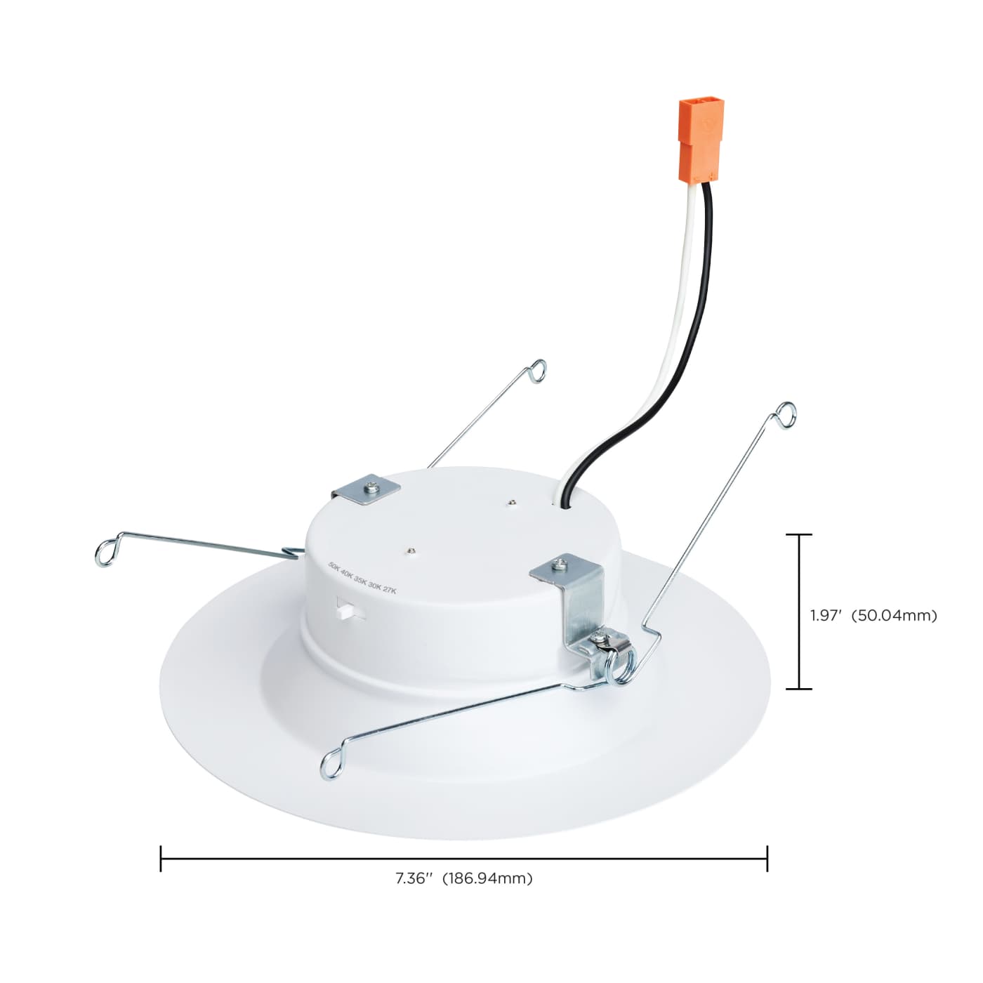 12.5WLED/DLR/5-6/CCT-SEL/RD/WH - S11646