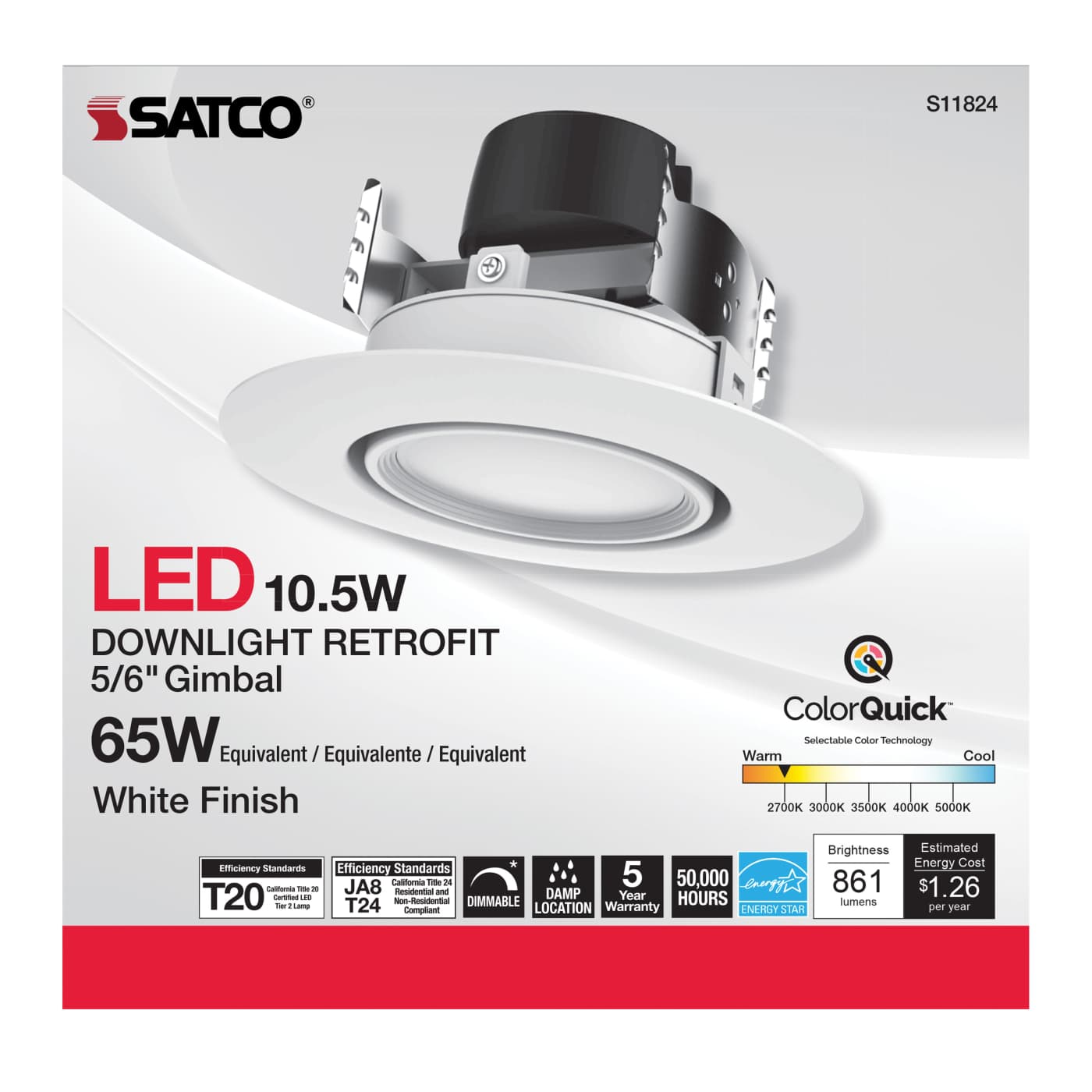 10.5WLED/DIR/5-6/90'/CCT-SEL - S11824