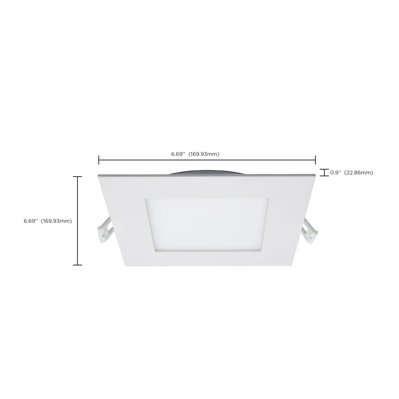12WLED/DW/EL/6/CCT-SEL/SQ/RD - S11830