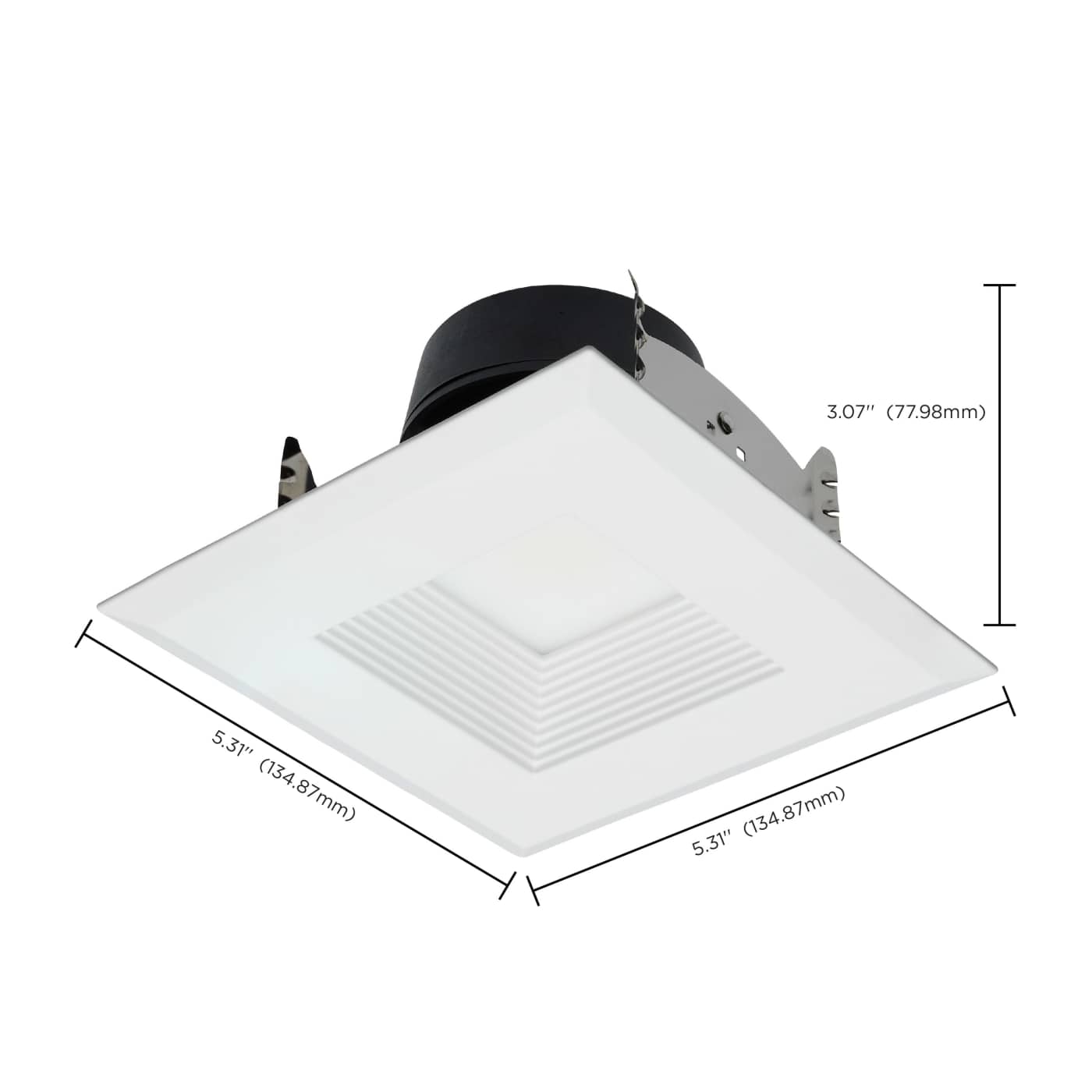 9.5WLED/DLR/4/WS/5CCT/SQ/DB - S11884