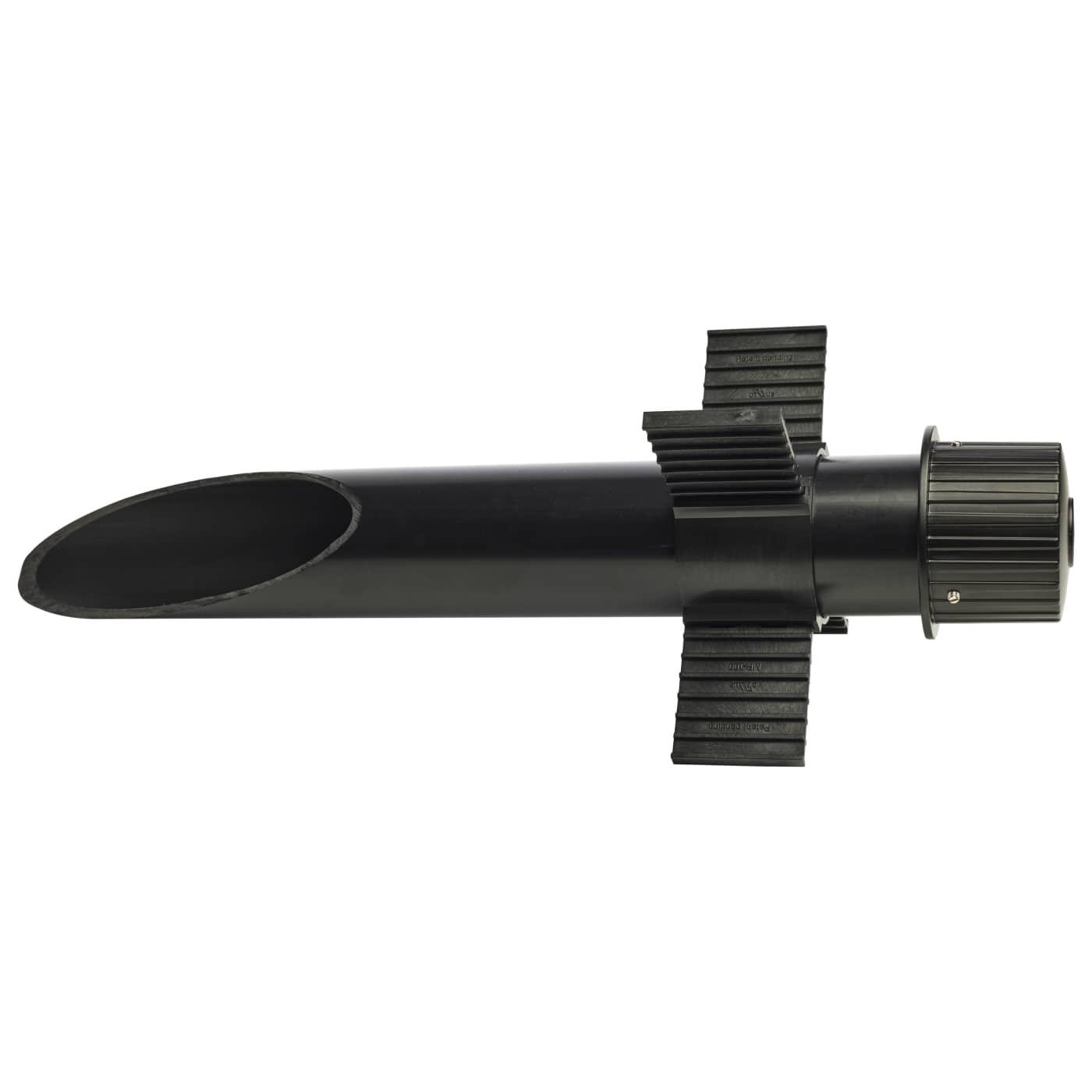 2" PVC MOUNT POST W/BLACK CAP - SF76-643