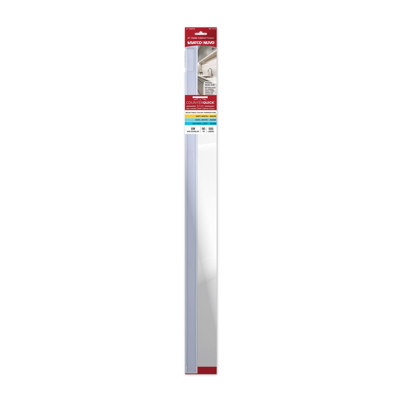 8W 21" CCT SEL LED UNDERCABINE - 63-403