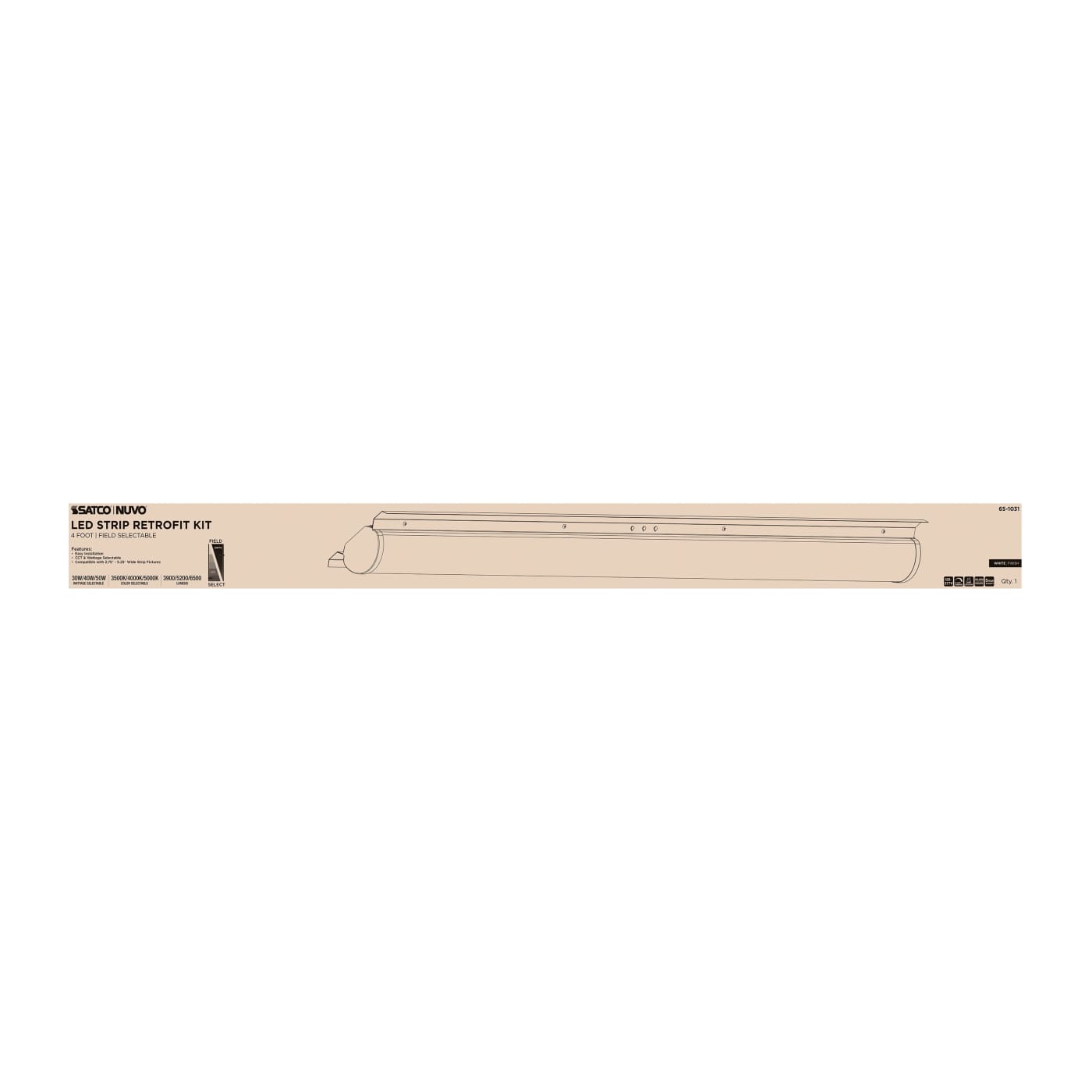 4FT 50W LED STRIP RETROFIT - 65-1031