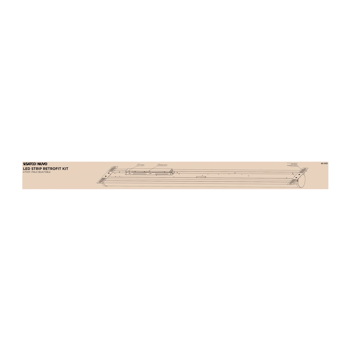 4FT 50W LED STRIP RETROFIT - 65-1031