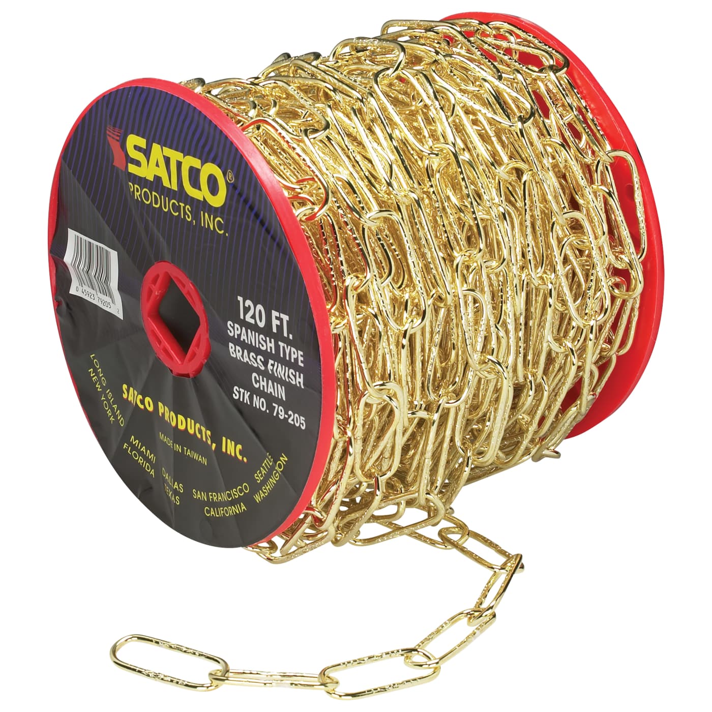 120'REEL SPANISH FIN CHAIN - 79-205
