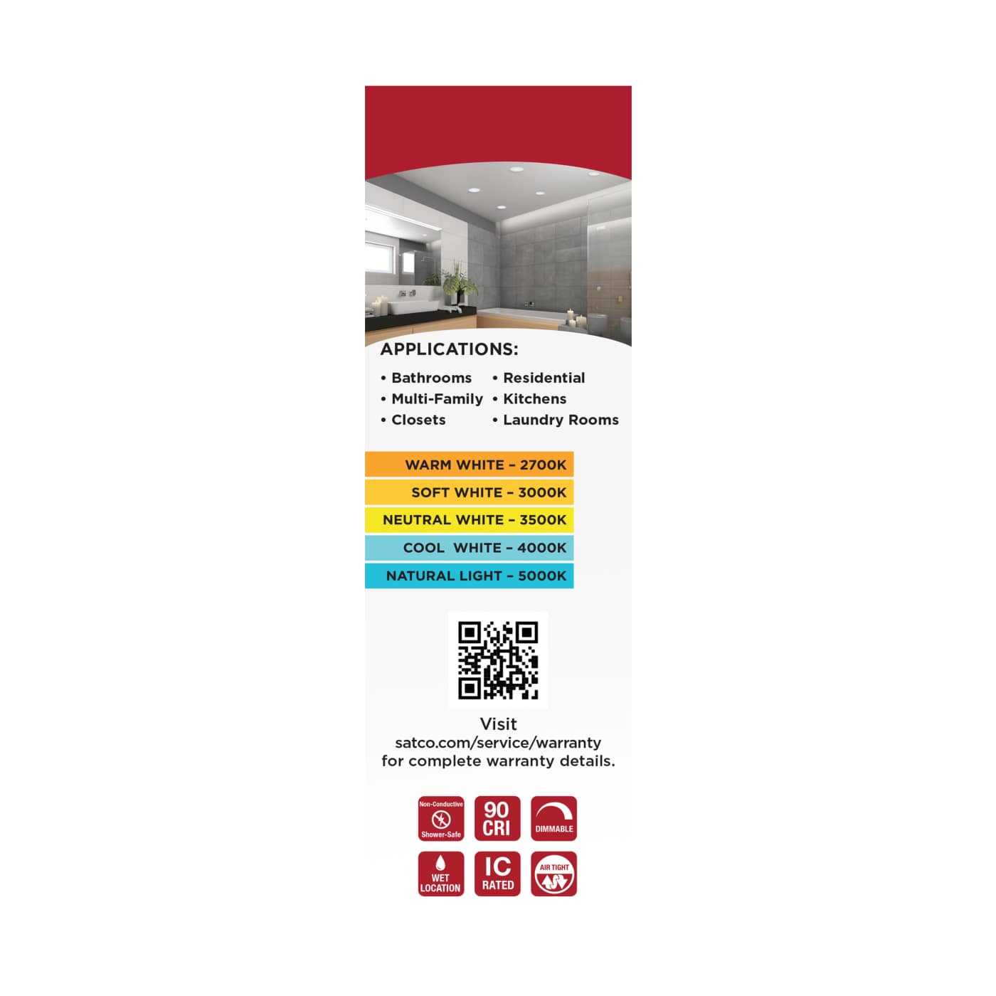 11WLED/DW/6/CCT/RND/FL/RD - S11681