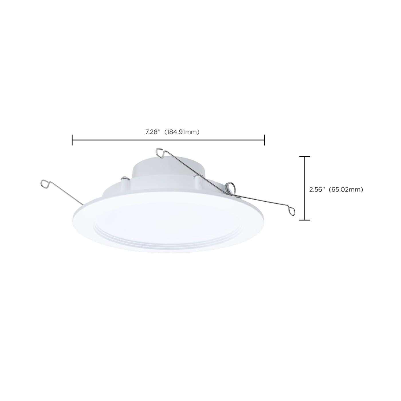 10WLED/DLR/6/CCT-SEL/WR/RND/WH - S11893