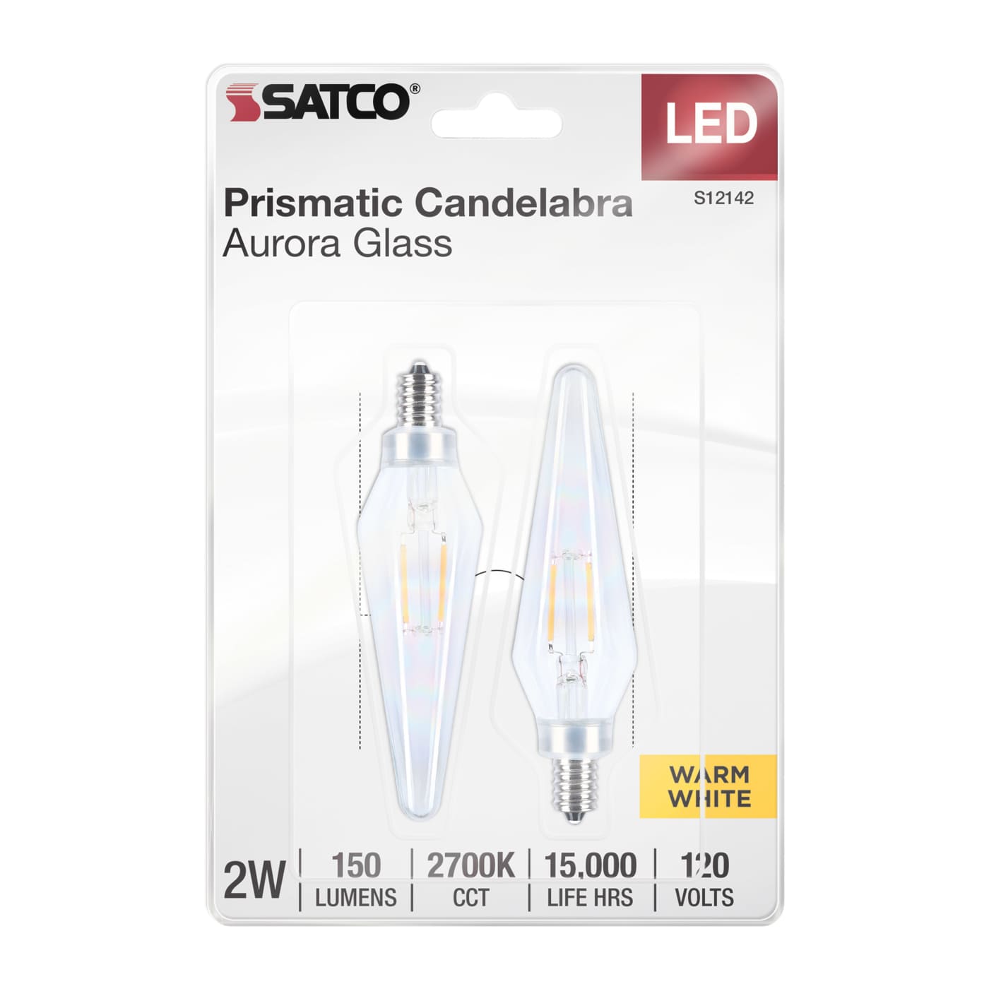 2HEX11/LED/AU/827/E12/120V/2CD - S12142