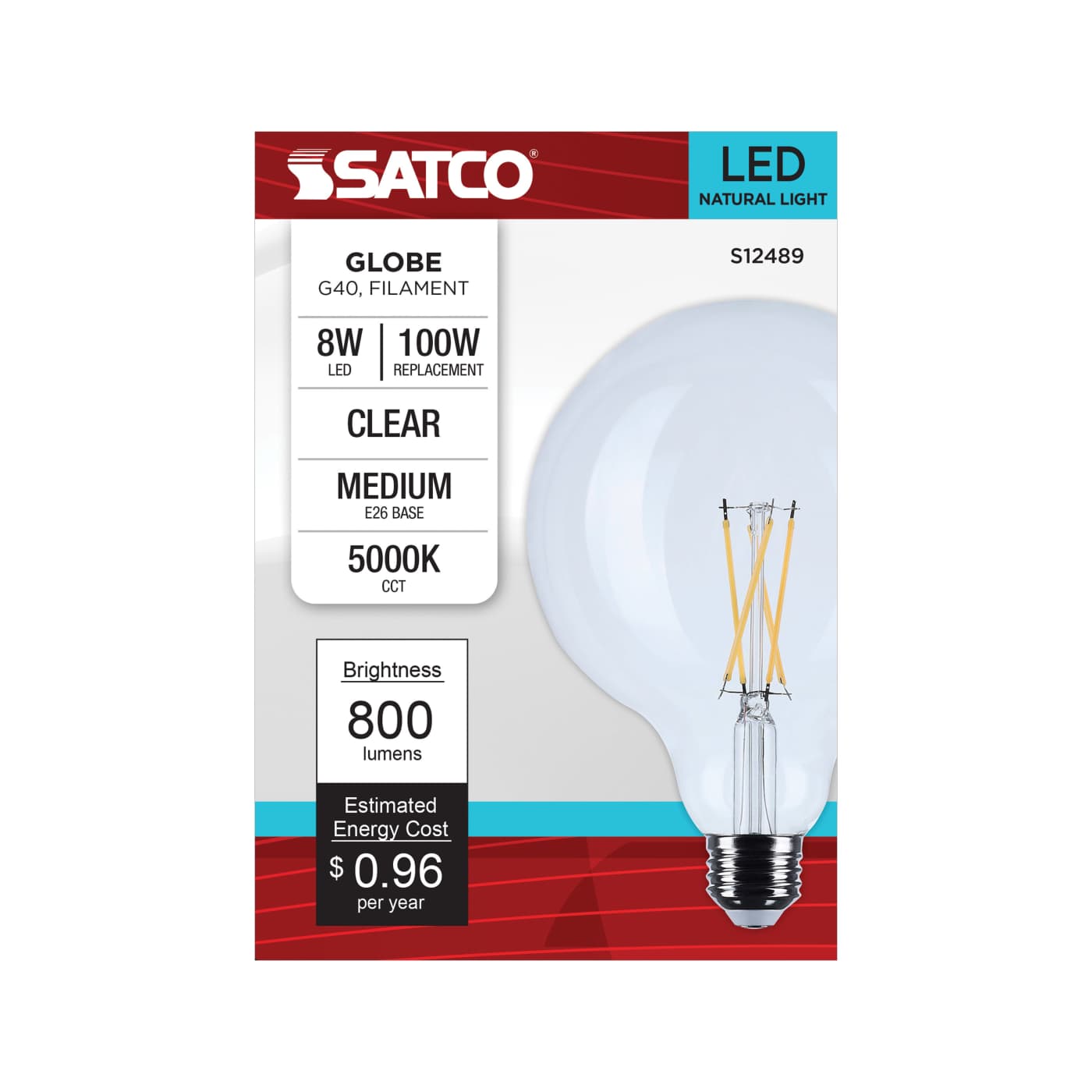 8G40/CL/LED/E26/950/120V - S12489