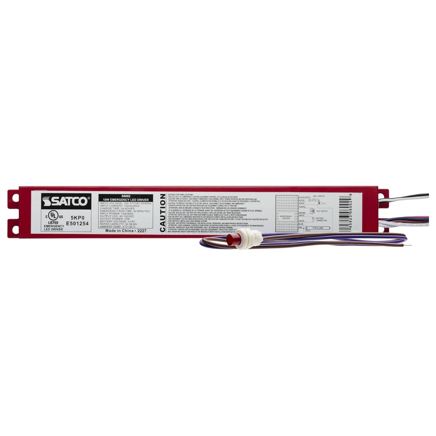 10W EMERGENCY LED DRIVER - S8002
