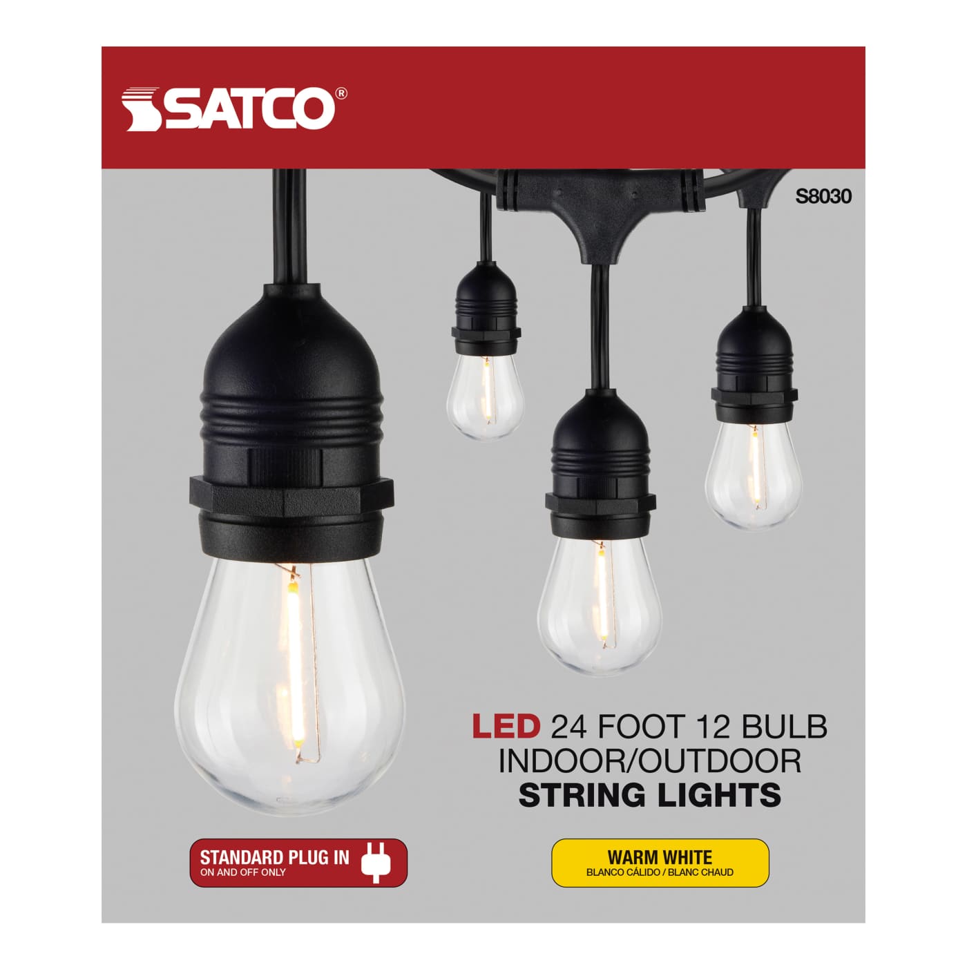 24FT/LED/SL/S14/822K/120V - S8030