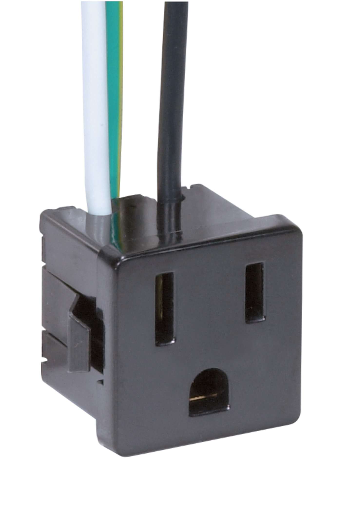 BLK METAL SNAP-IN RECEPT 6" LE - 80-1142