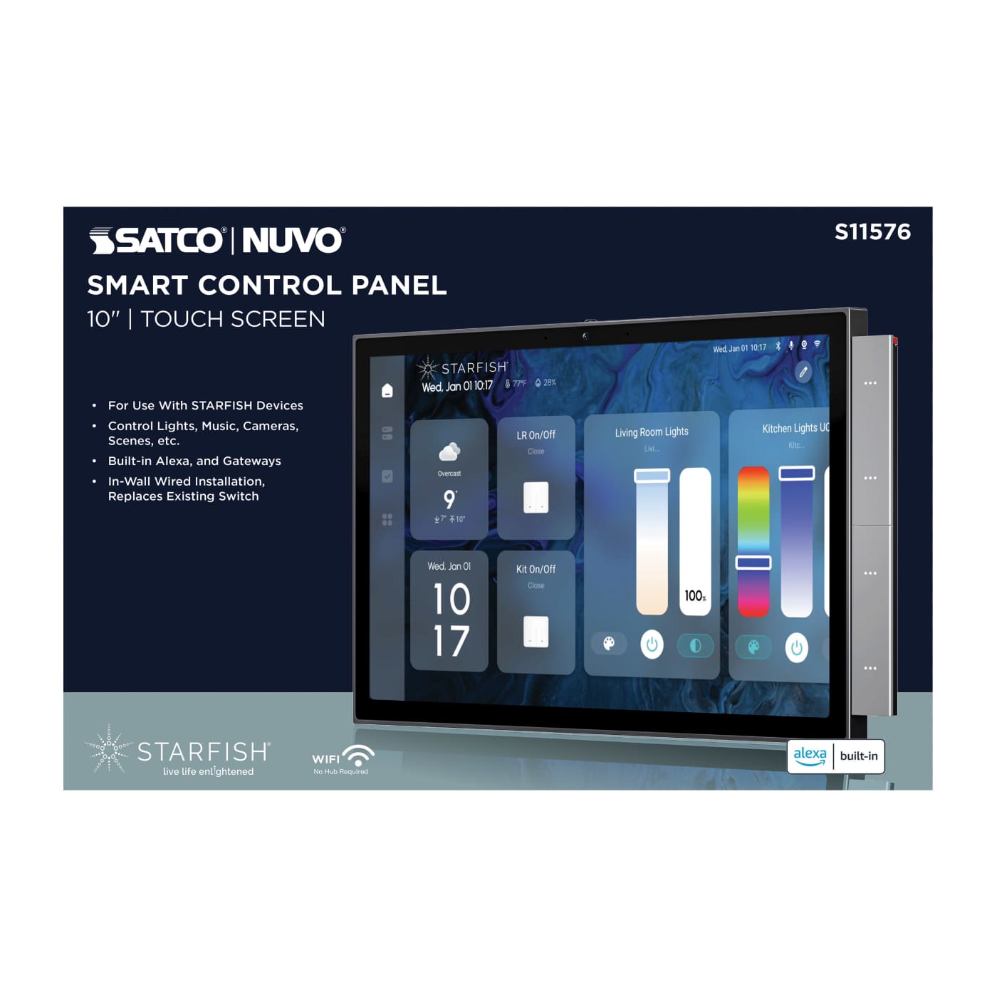 STARFISH 10" CONTROL PANEL - S11576