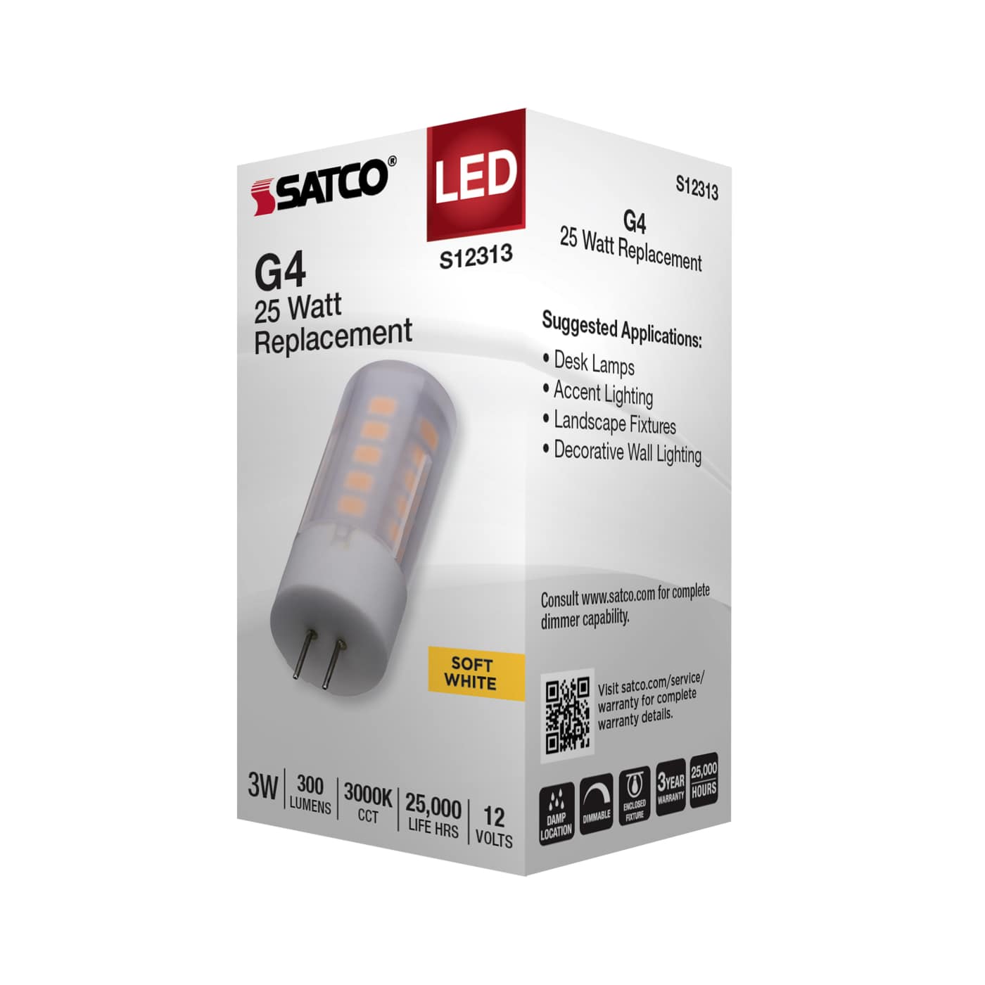 3W/LED/G4/FR/830/12V - S12313