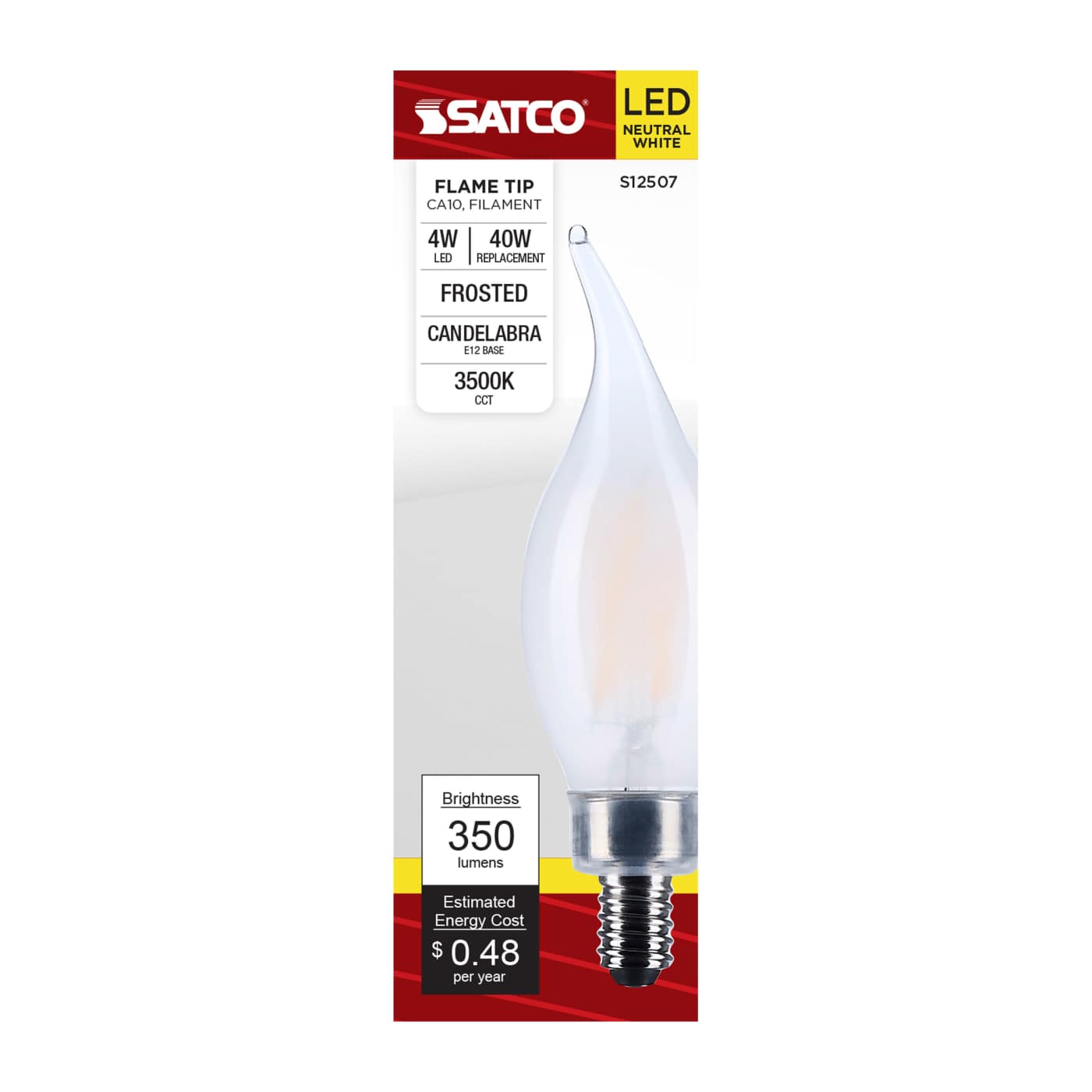 4CA10/LED/935/FR/120V/E12 - S12507