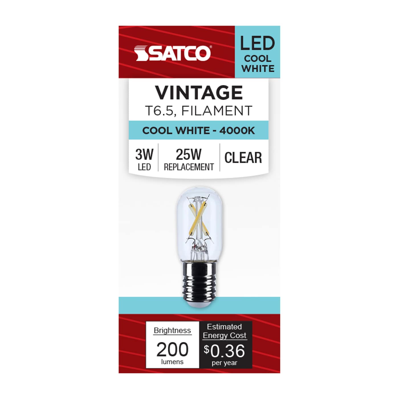 3T6.5/LED/CL/940/E17 - S12520