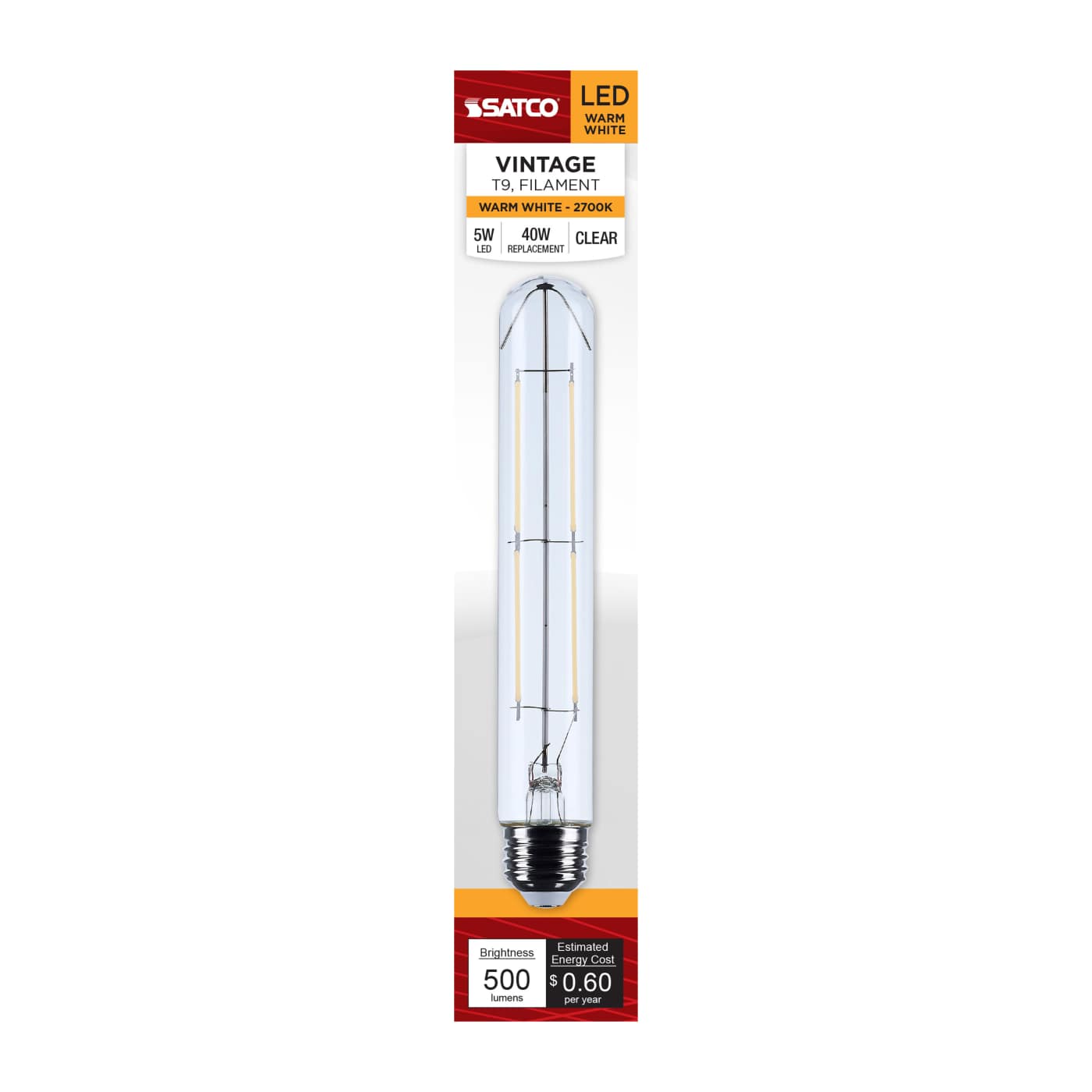 5T9/LED/CL/927/120V/E26 - S12528