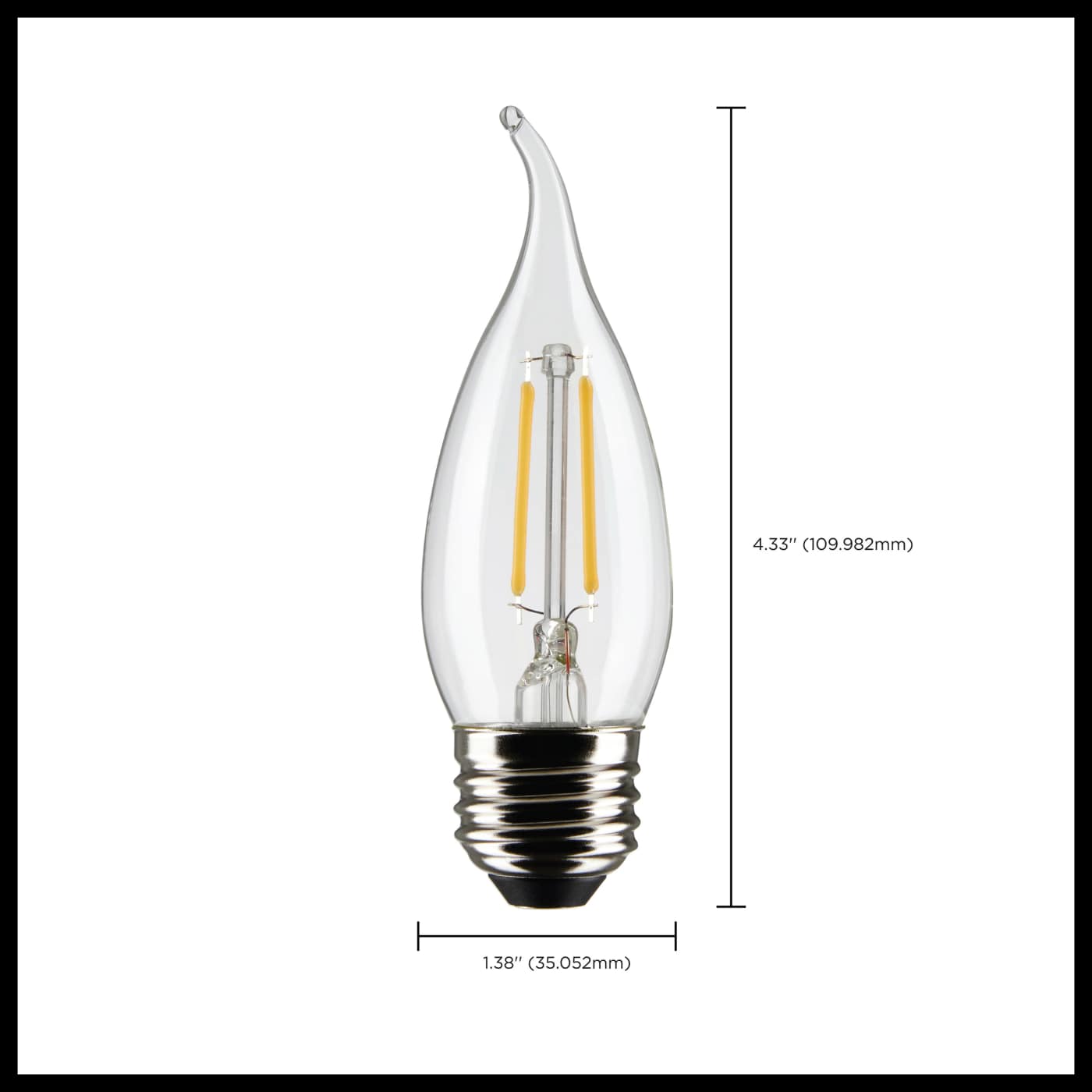 3CA10/LED/927/CL/120V/E26 - S21310