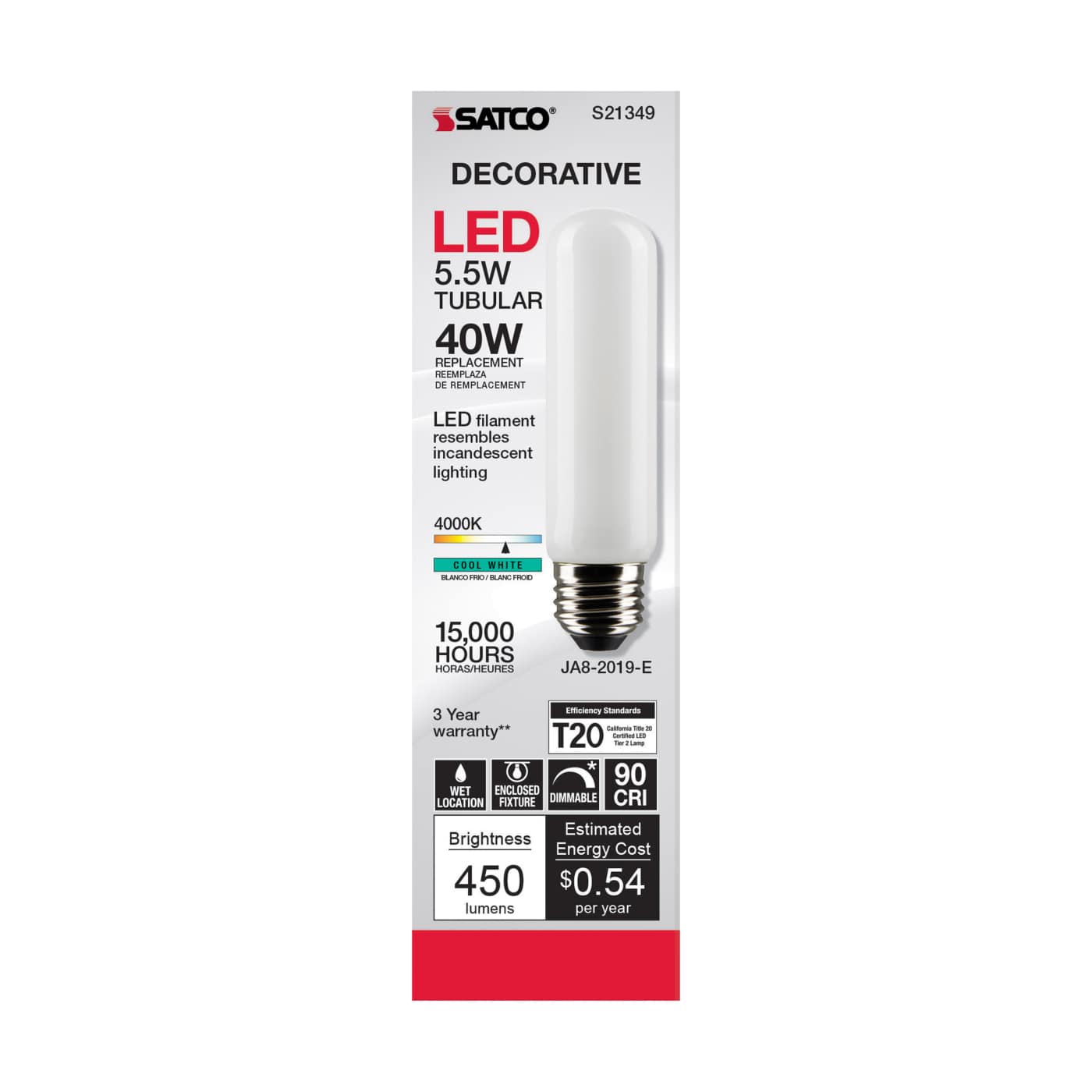 5.5T10/LED/FR/940/120V/E26 - S21349