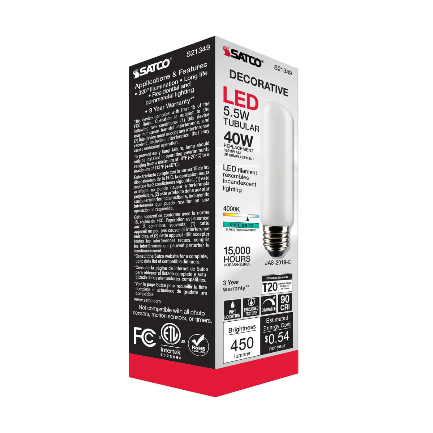 5.5T10/LED/FR/940/120V/E26 - S21349