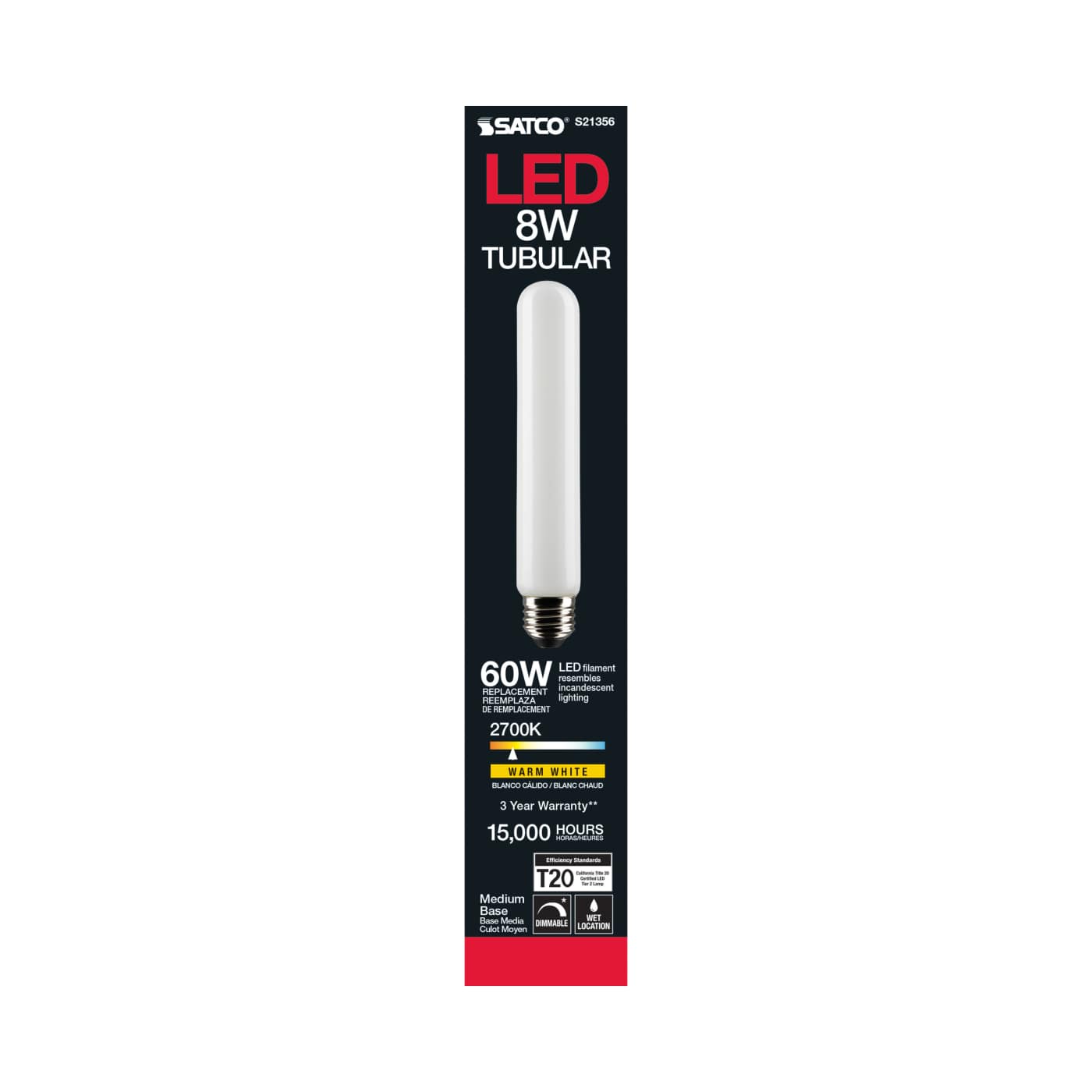 8T9/LED/FR/927/120V/E26 - S21356