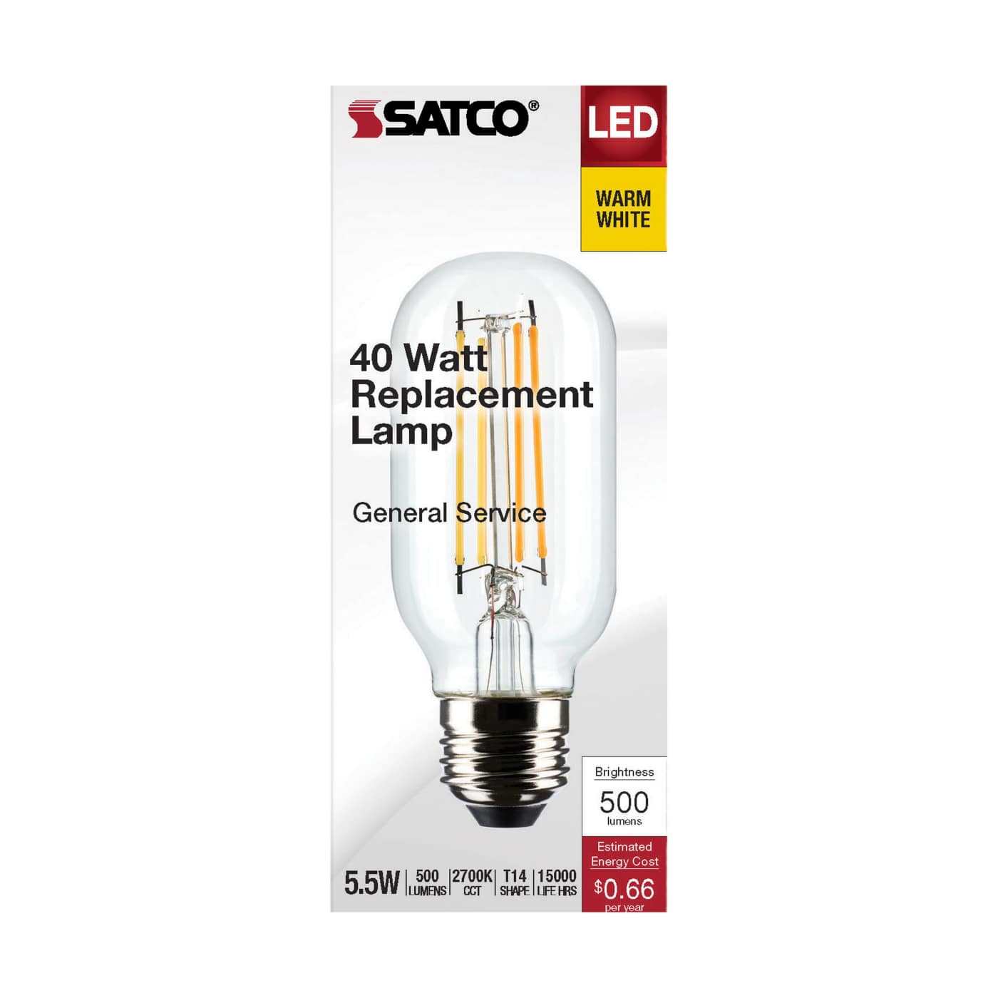 5.5T14/LED/CL/927/120V/E26 - S21379