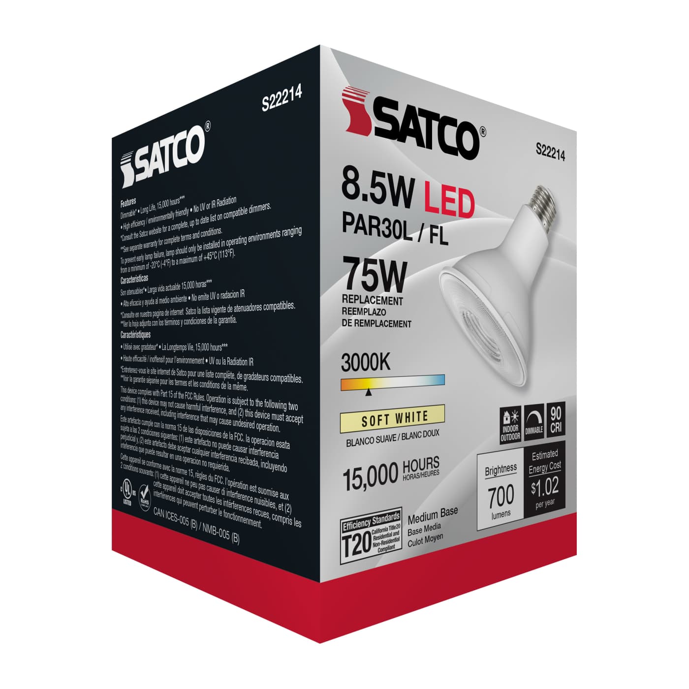 8.5PAR30L/LED/930/FL/120V - S22214