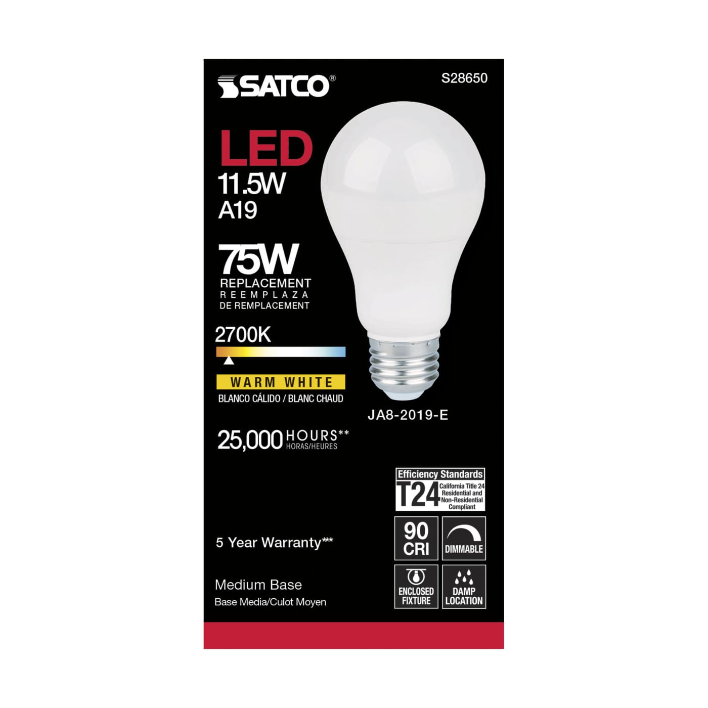 11.5A19LED/927/120V - S28650