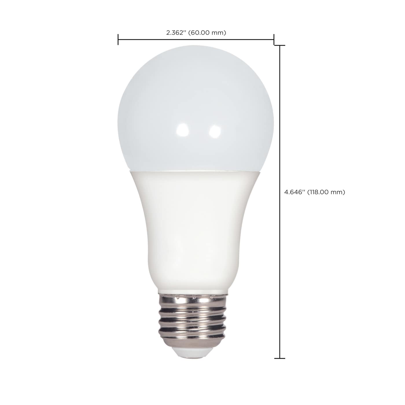 15.5A19/LED/50K/ND/120V/4PK - S28790