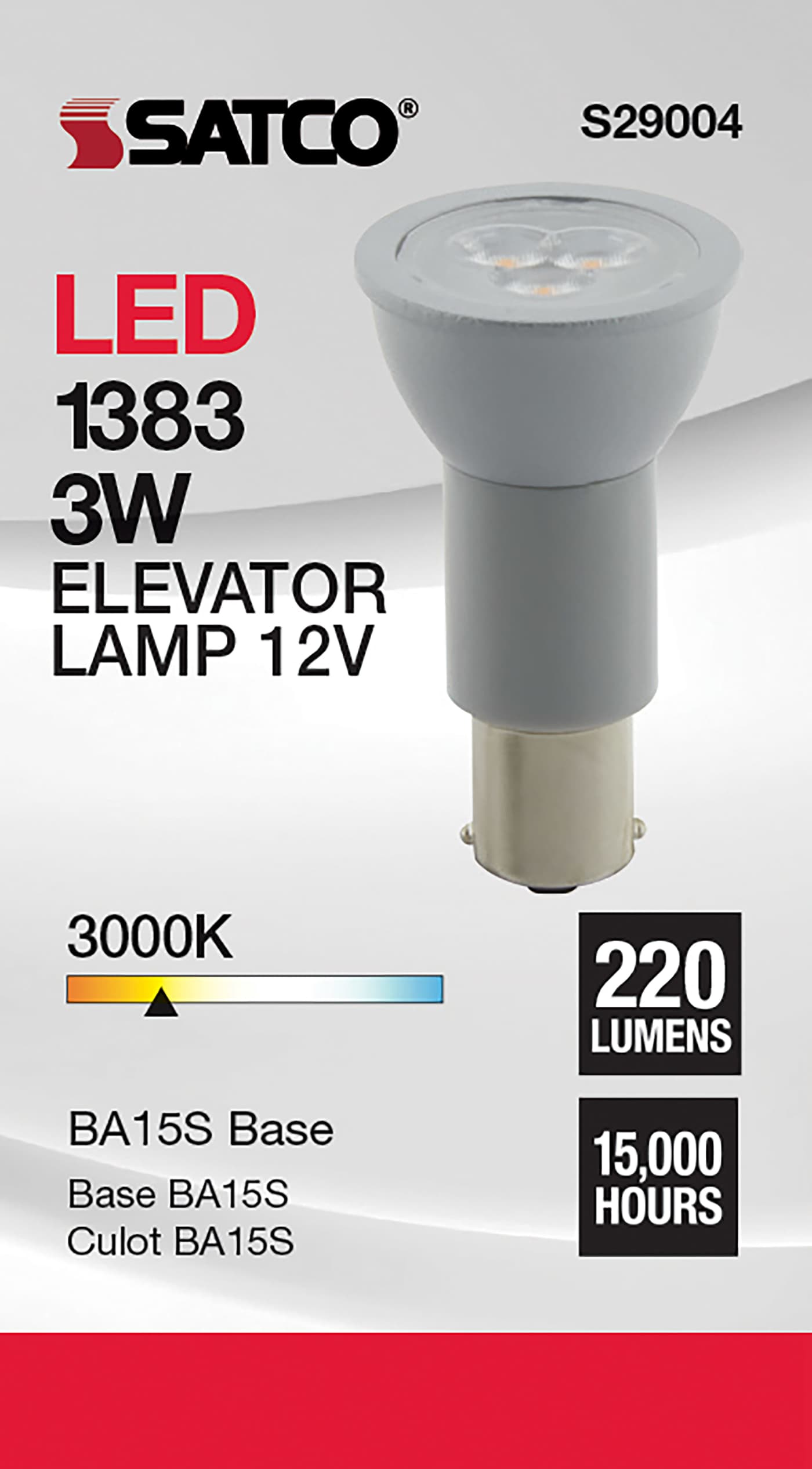 3WLED/1383/ELEVATOR/12V AC/DC - S29004