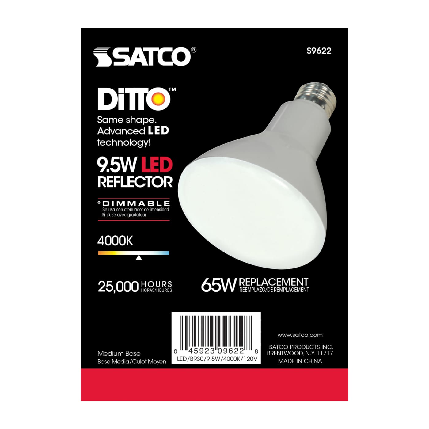 9.5BR30/LED/4000K/750L/120V/D - S9622
