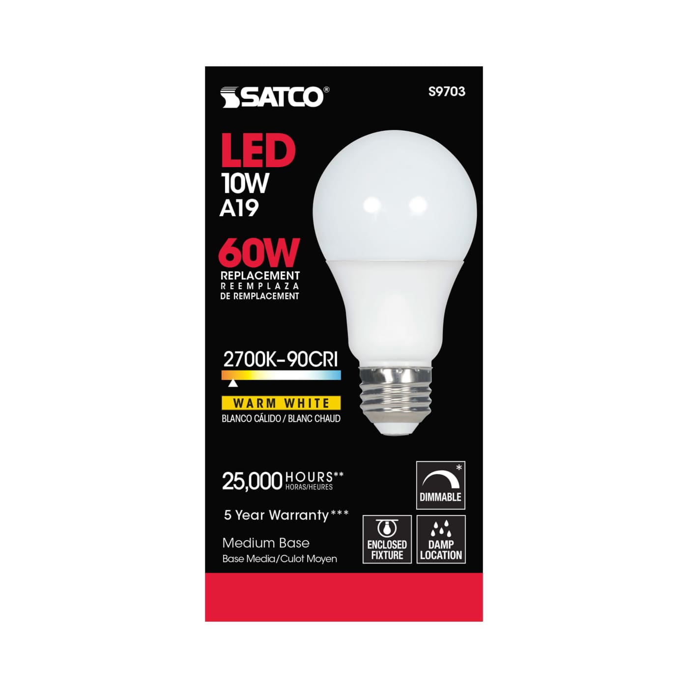 10A19/OMNI/LED/27K/90CRI - S9703