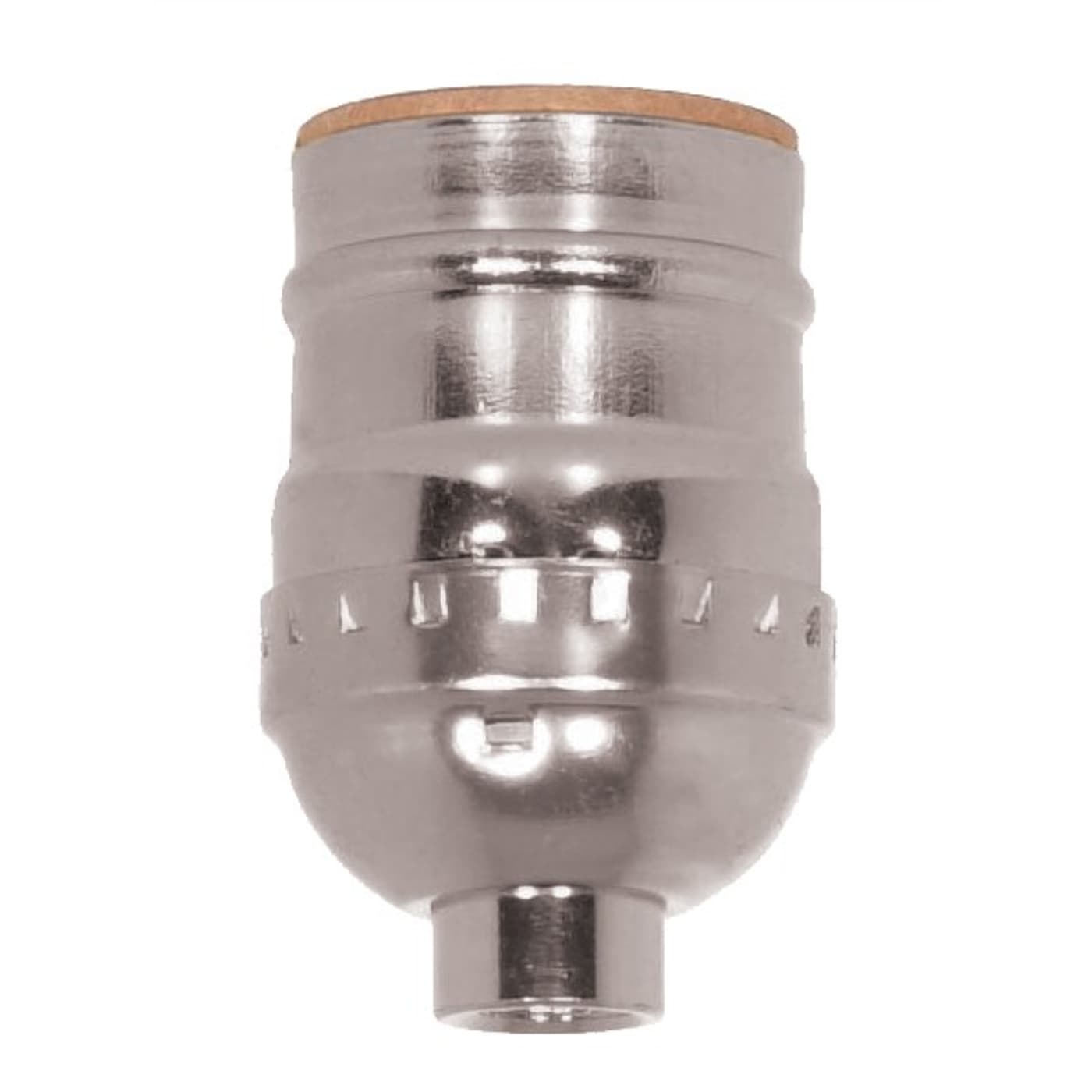 NICKEL KEYLESS SOCKET W/ 1/4IP - 80-1981