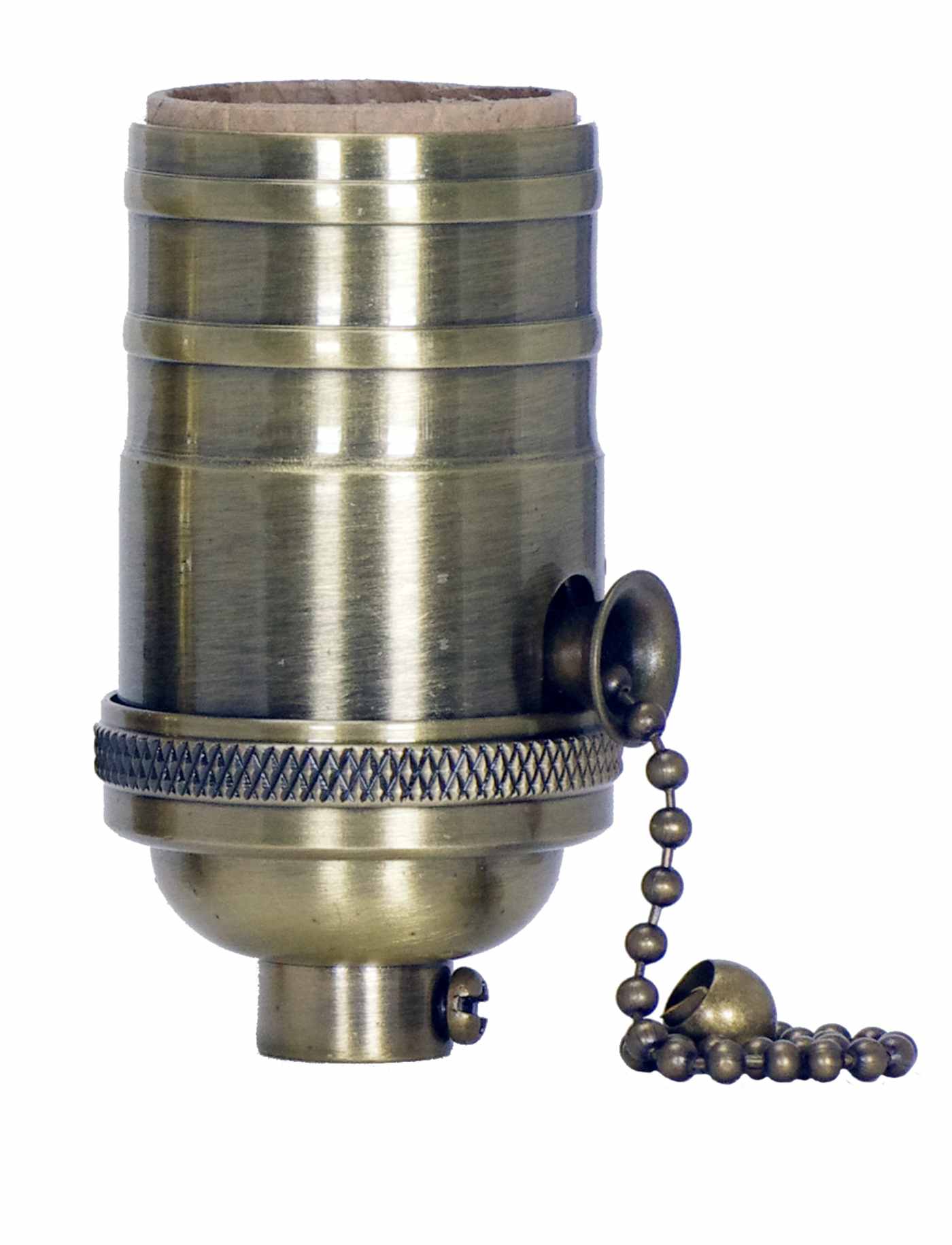 REG ANT BR PULL CHAIN CAST BRS - 80-2210