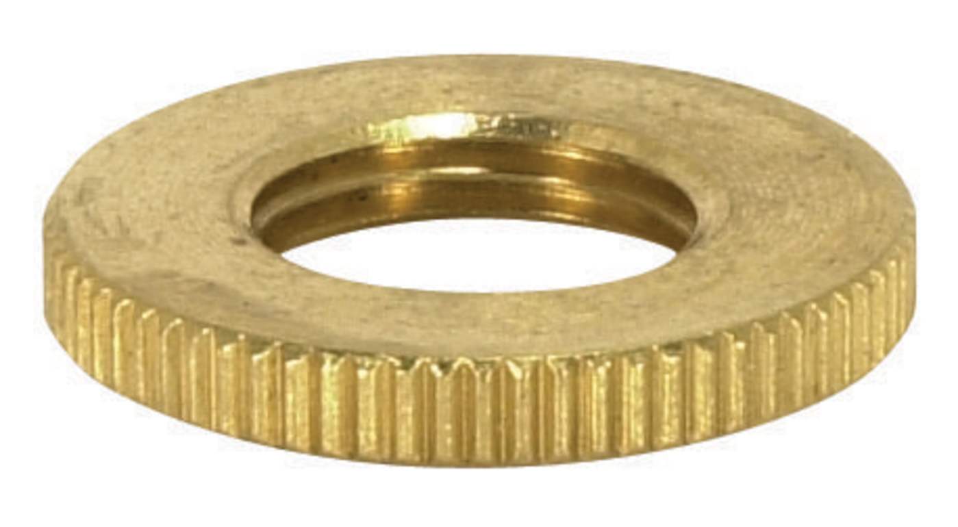 1/8 LG KNURLED LOCKNUT B/L - 90-004