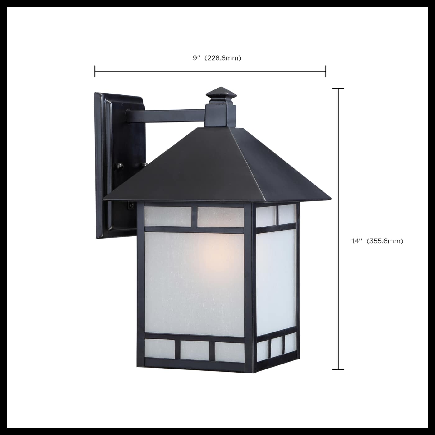 DREXEL 1 LT 9" OUTDOOR WALL - 60-5602