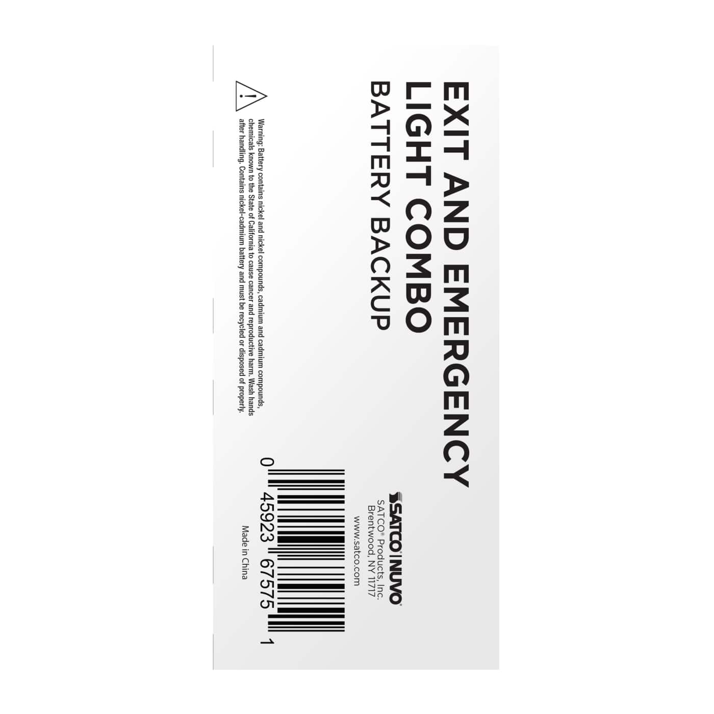 EXIT/LIGHT DH - RED - 67-121