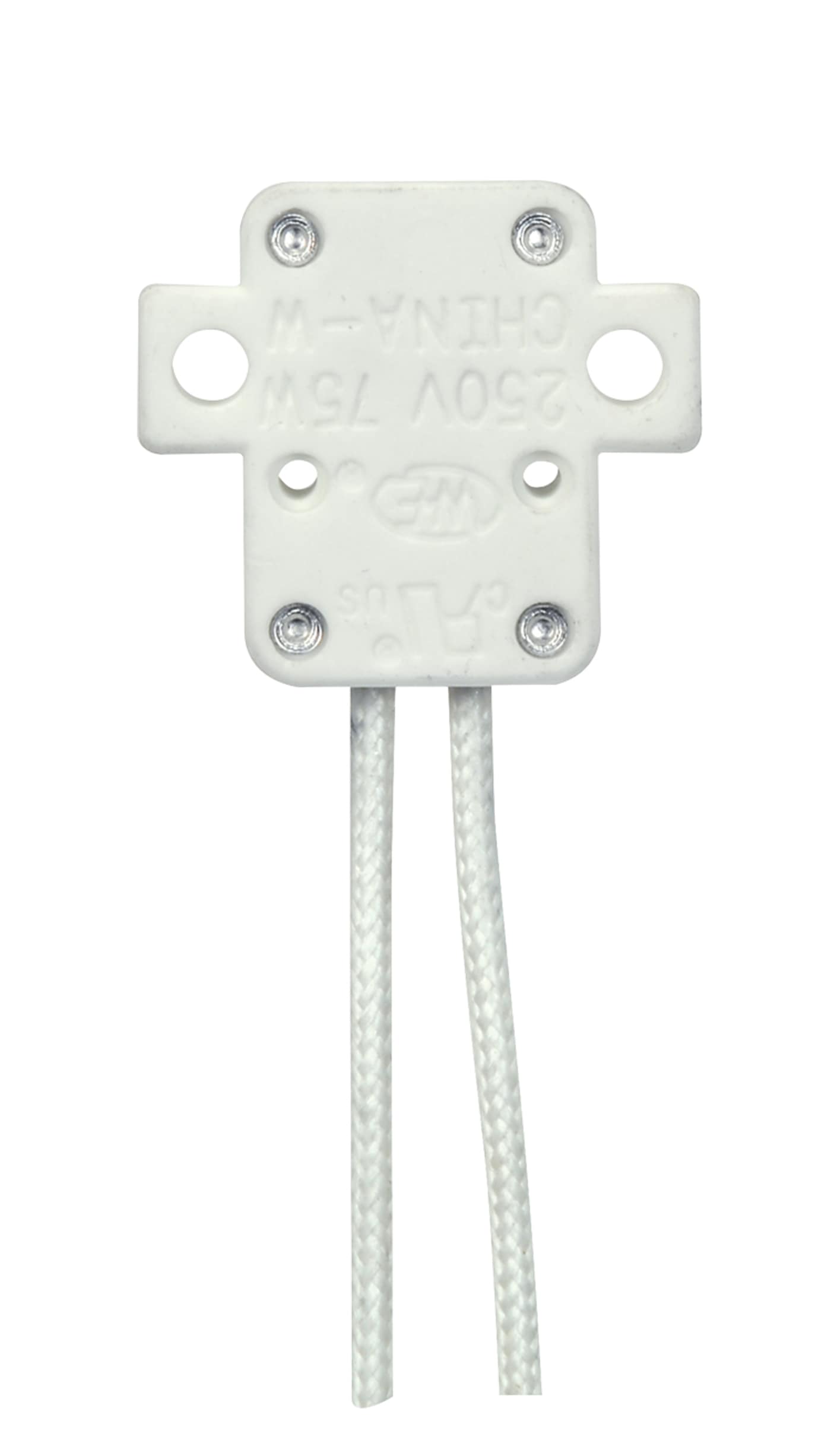 PORCELAIN HALOGEN SOCKET W/2 - 80-2307