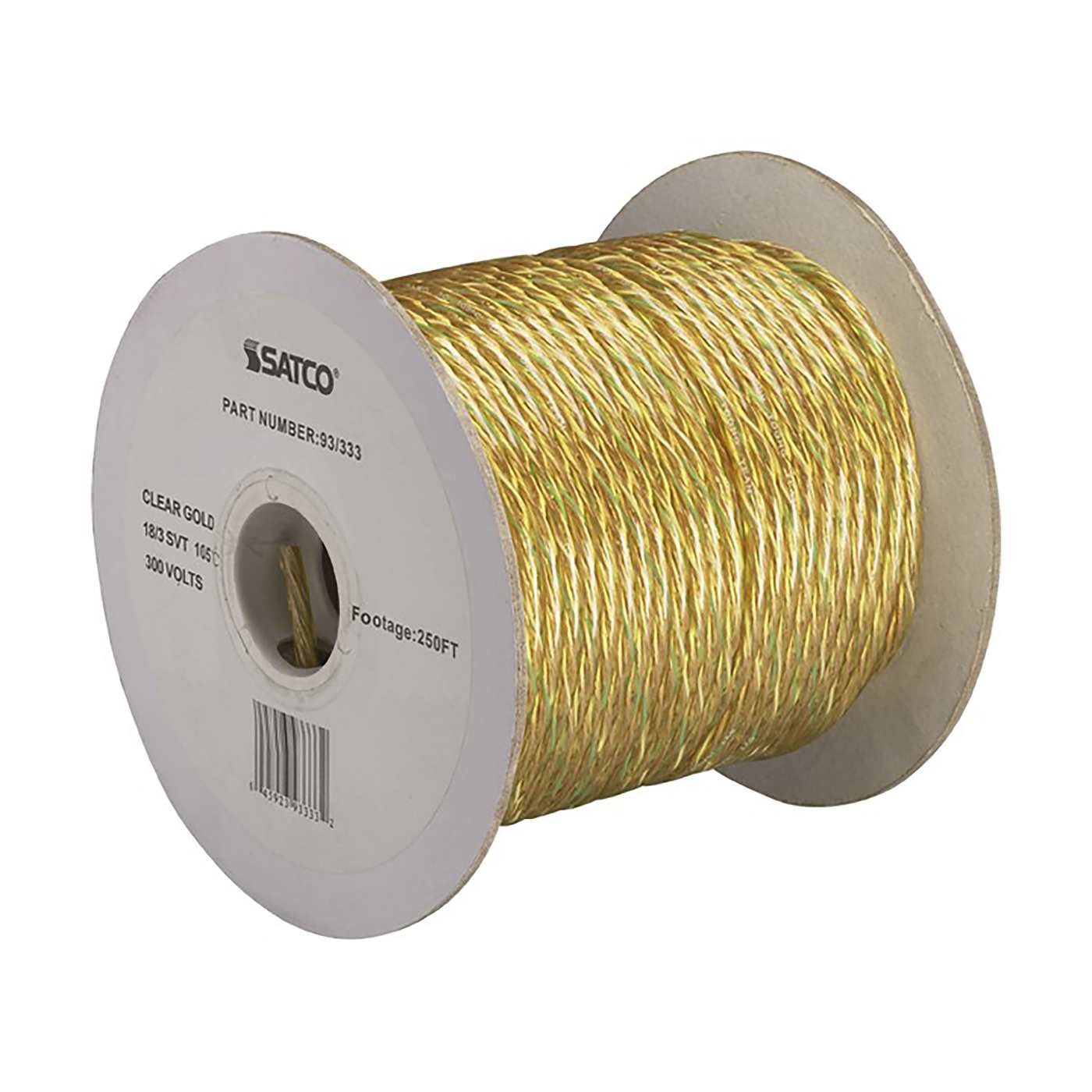18/3 SVT GOLD W/SM. GRN LINE - 93-333