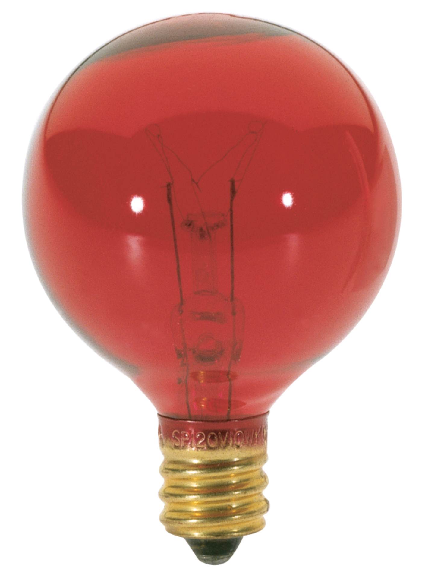 10W G12 1/2 CAND TR RED - S3833